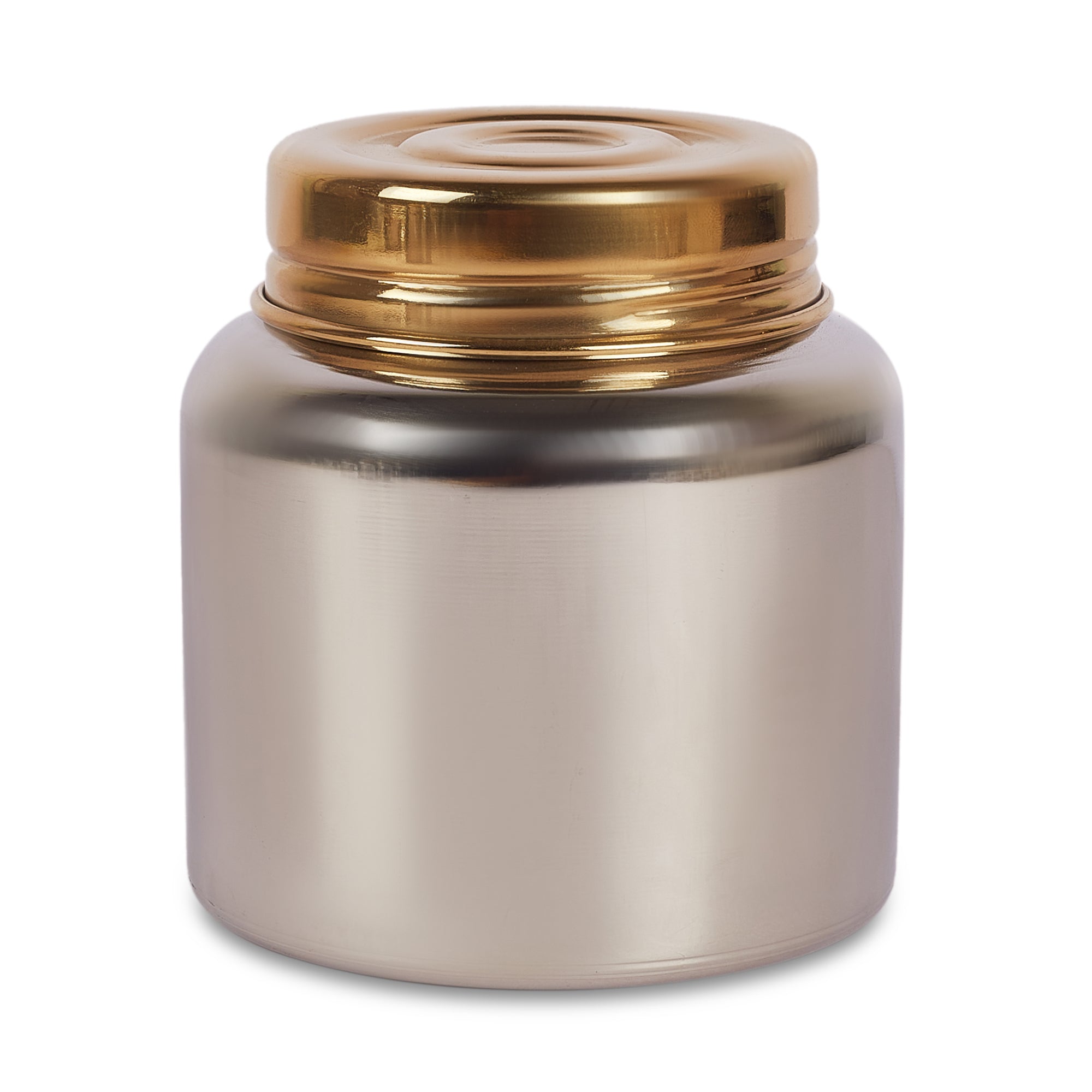 Sapphire Stainless Steel Serving Set Large in Gold & Silver Colour by Living Essence