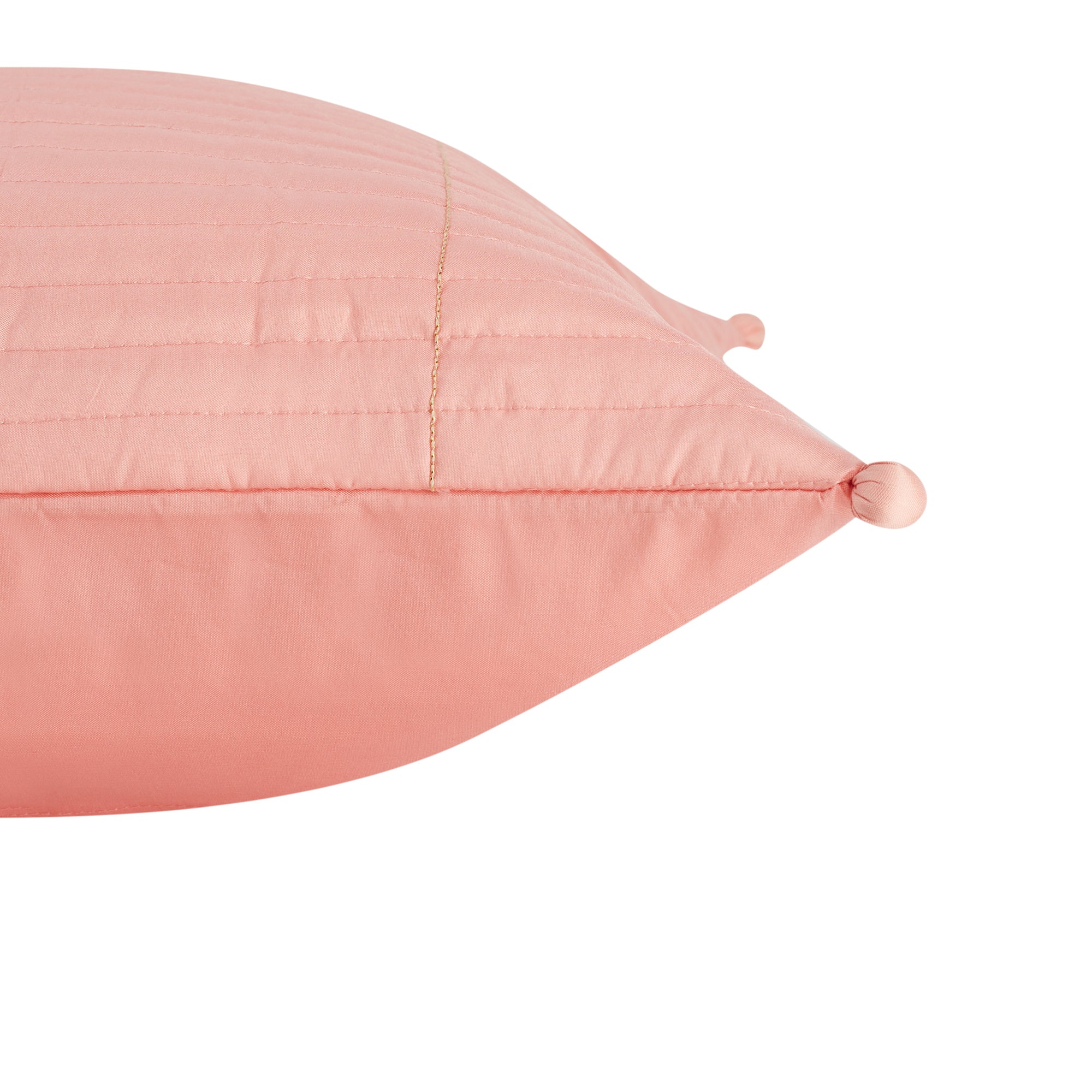 Fiesta  Quilted Set of 2 Cushion Cover 40x40 Cm in Blush Colour