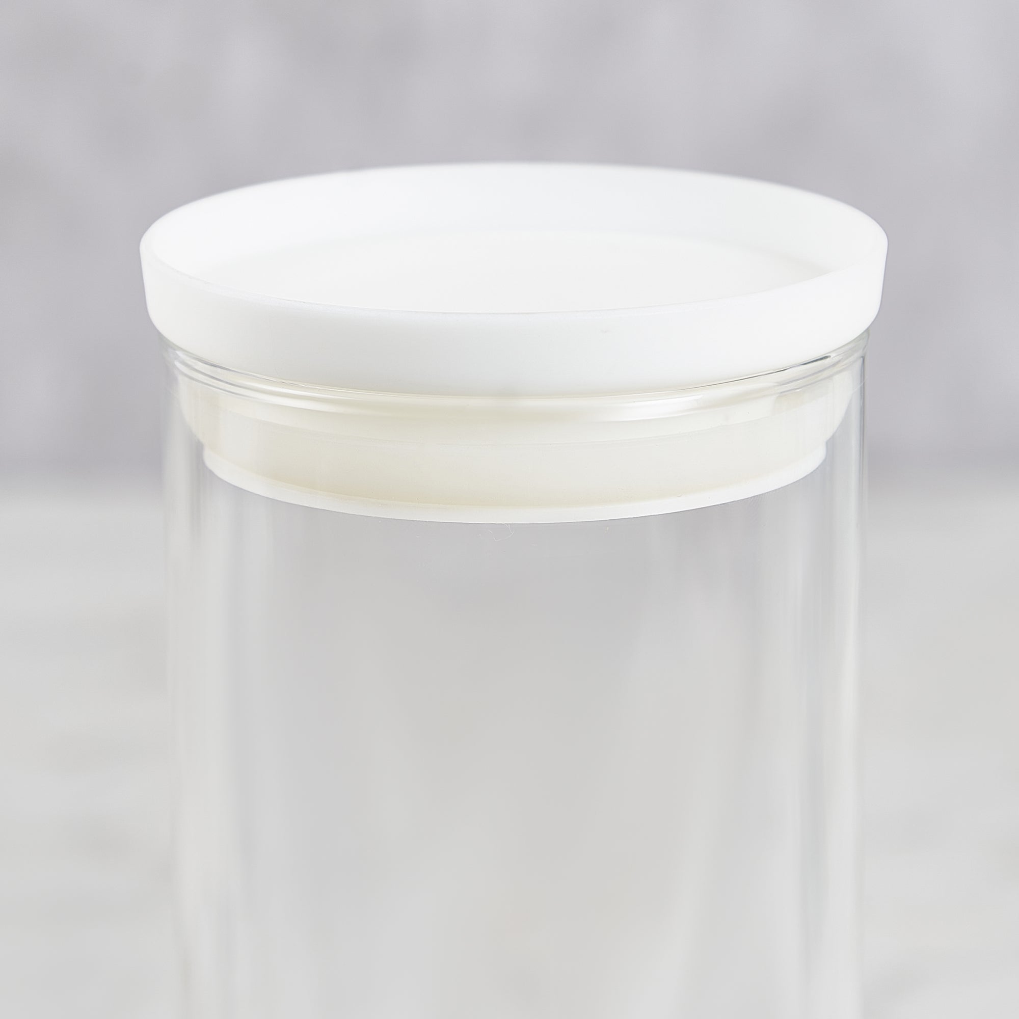 Fiesta Borosilicate Glass Pantry Storage Jar Set of 5 in Clear Colour