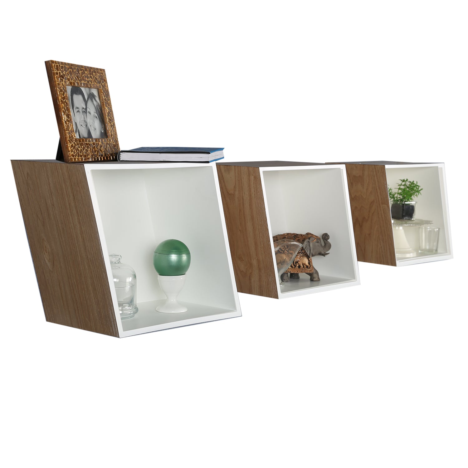 Coop Engineered Wood Wall Shelf in Ashwood Colour