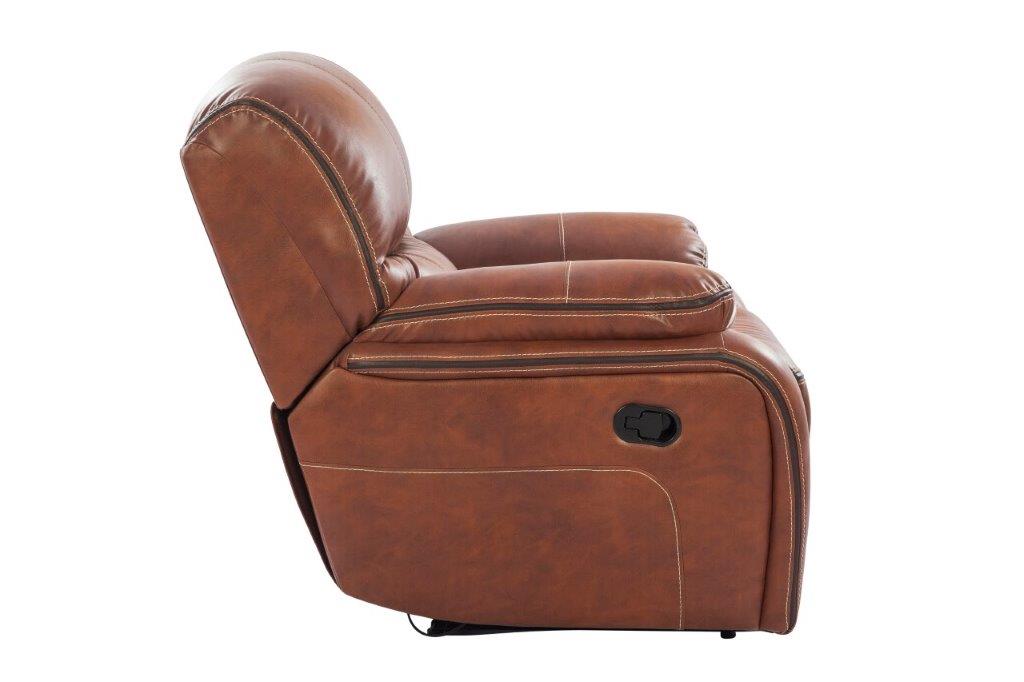 Tigris Leatherette Single Seater Recliner in Brown Colour