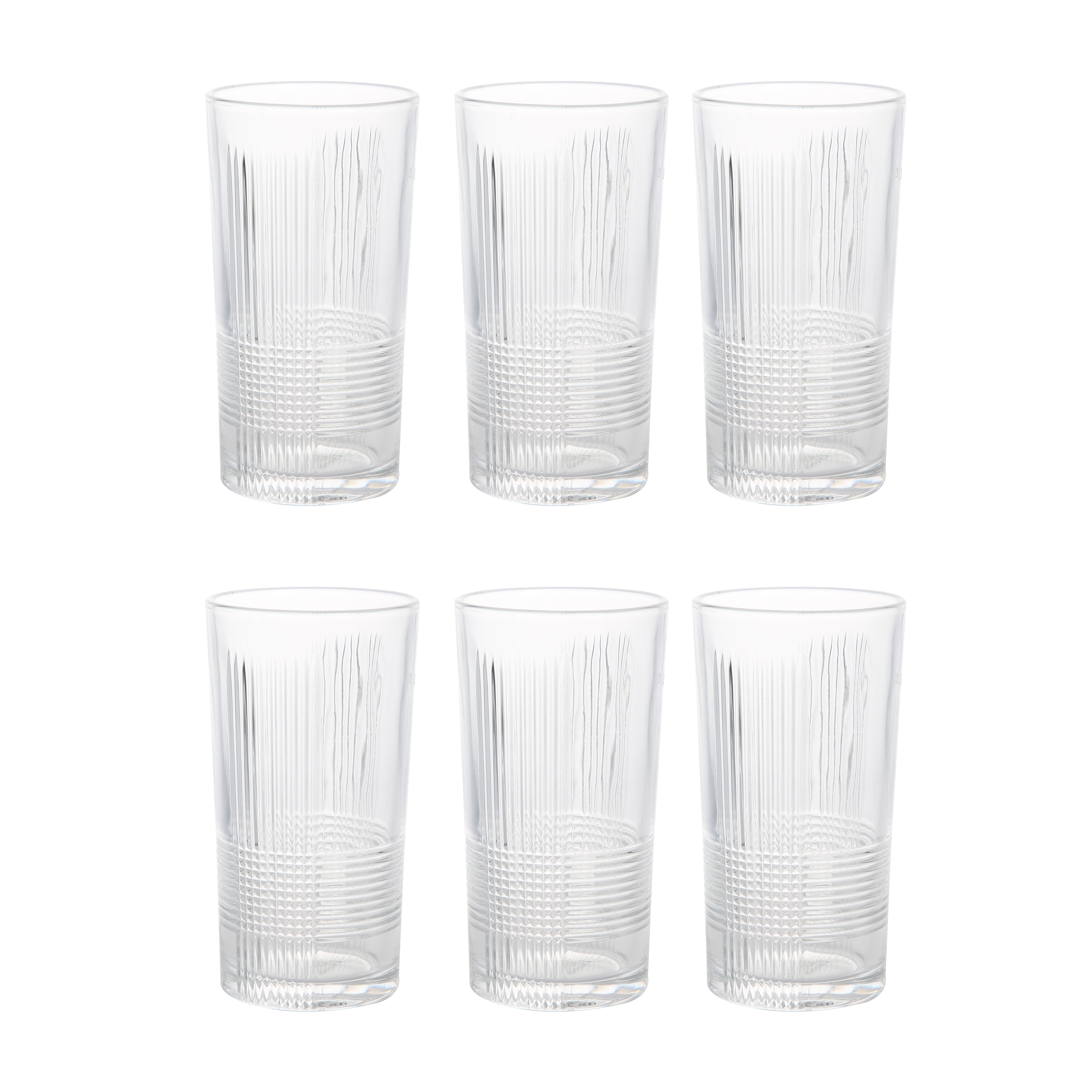Brussels Water Glass Set of 6 Pcs in Transparent Colour