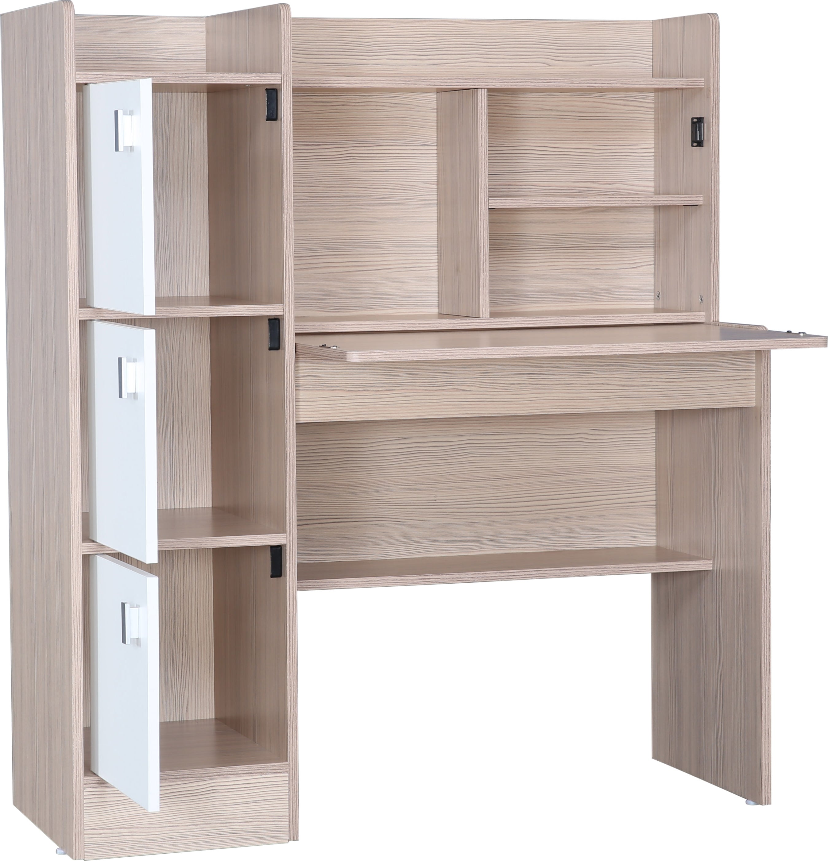 Ace Engineered Wood Study Table in White Colour