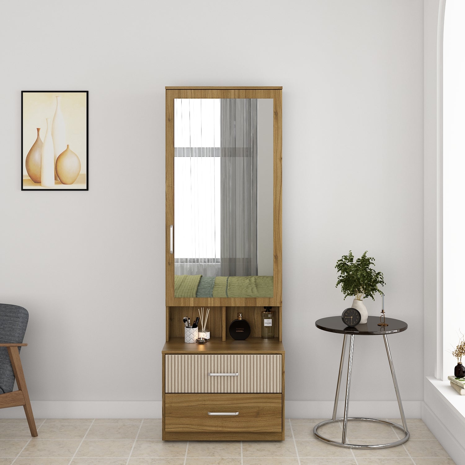 Diago Dresser In Natural Teak Color