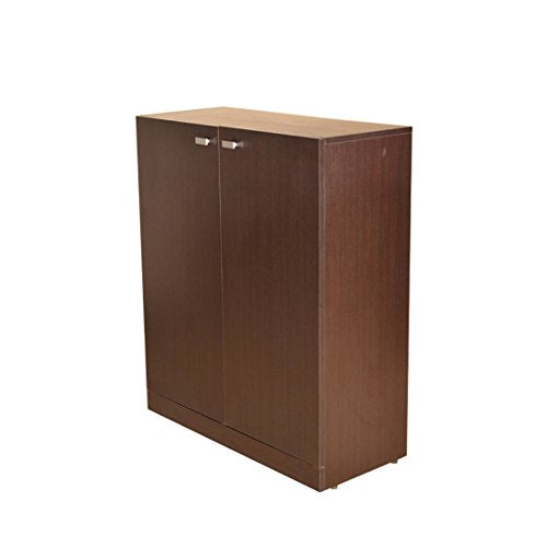 Monza Engineered Wood Shoe Rack in Wenge Colour