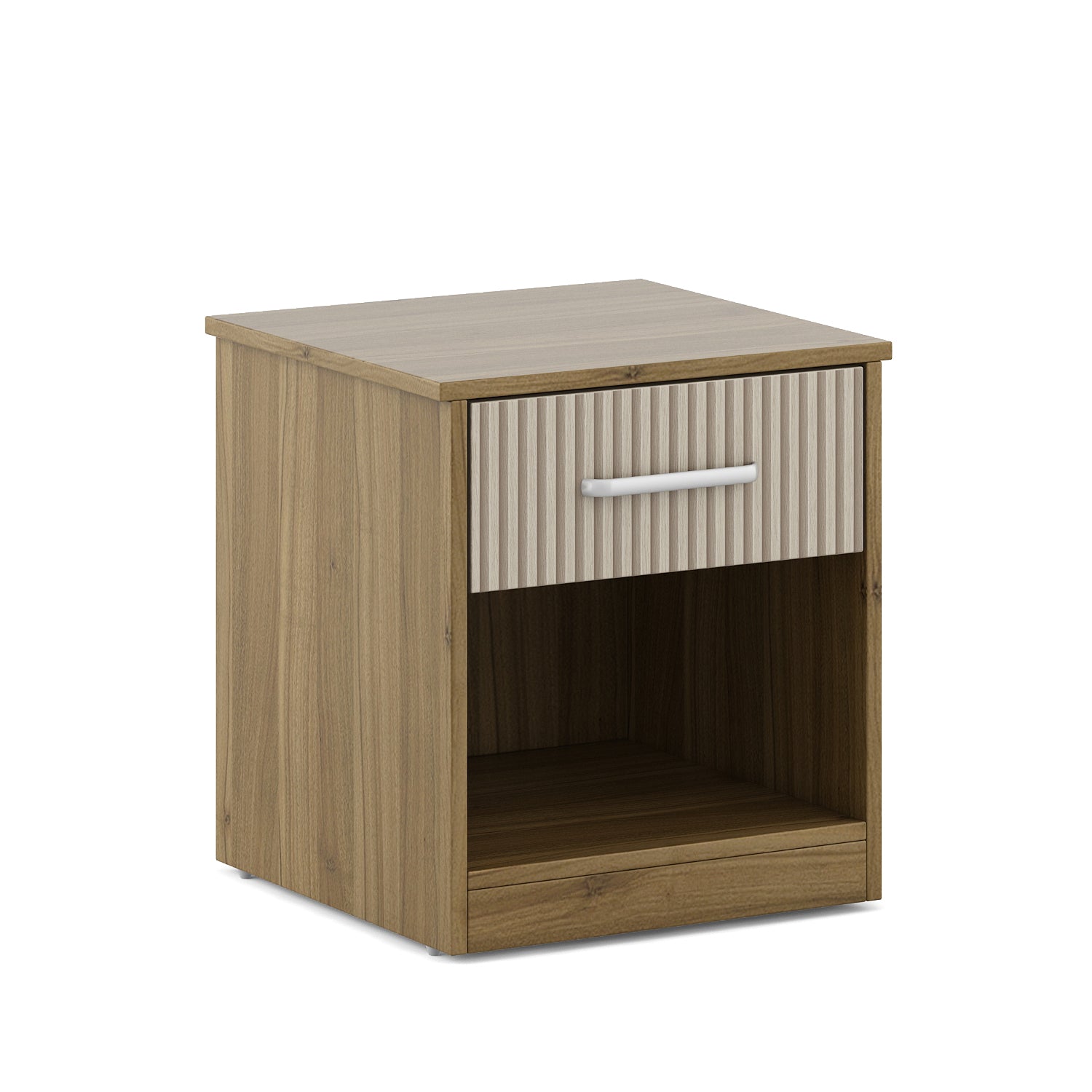 Diago Night Stand In Natural Teak Color