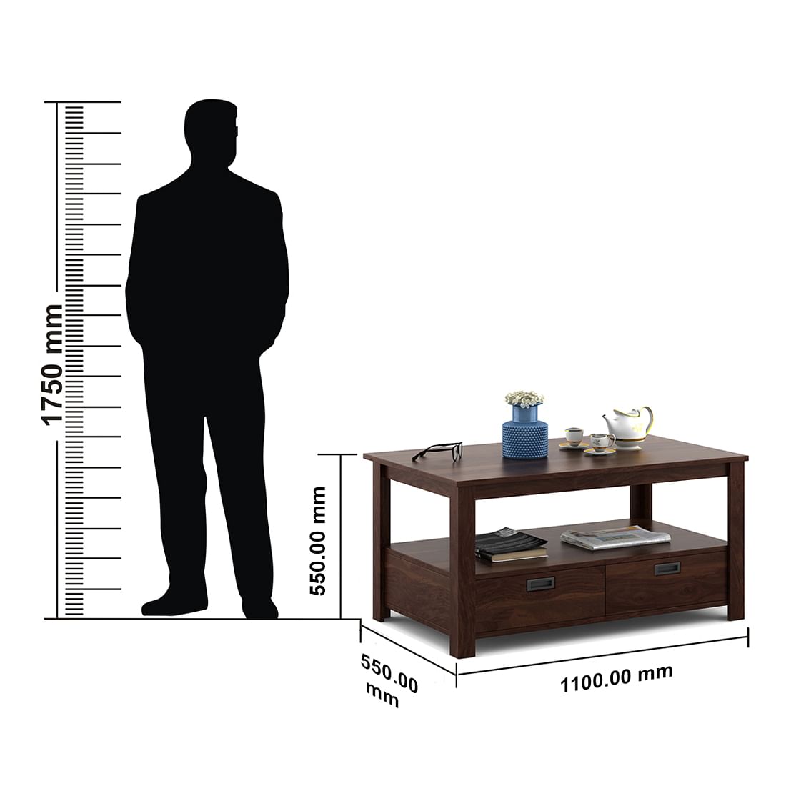 Comfort Classics + (Garcia Lounger Grey RH + Antwerp Flute Side Table + Antwerp Flute Centre Table + Antwerp Wall Unit)