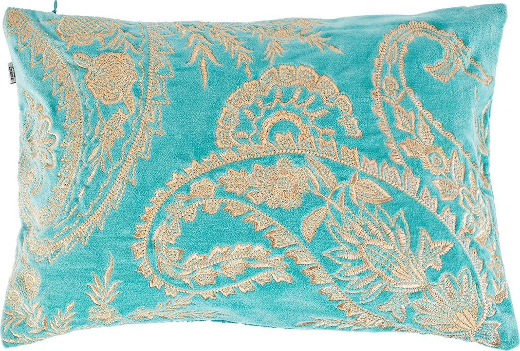 Palace Life Cushion Cover 30x45 Cm in Blue Colour