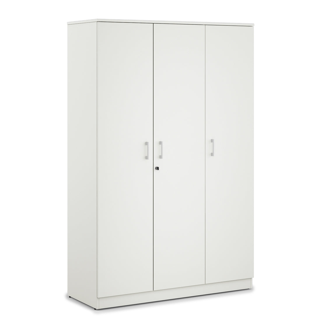 Prime Three Door Wardrobe in White Colour