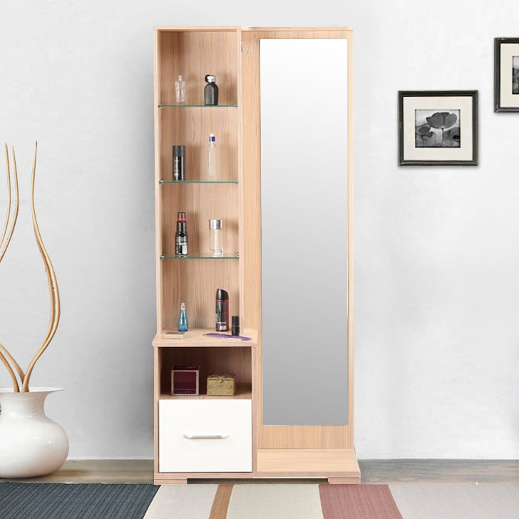 Ambra Dresser with mirror in Oak Colour