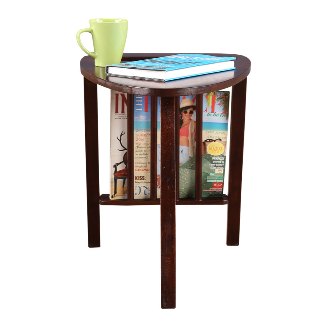 Noel Mango Wood Table in Walnut Colour