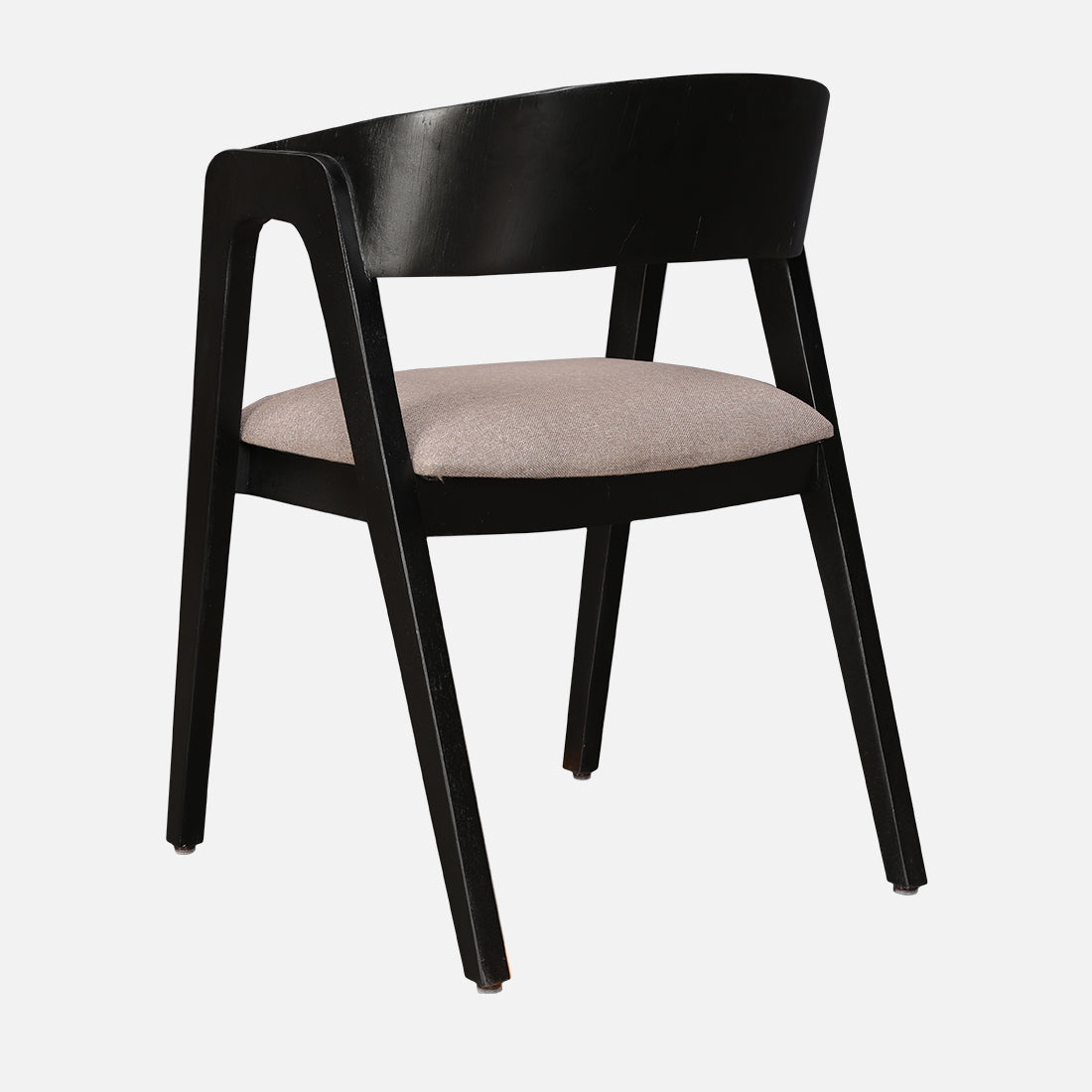 Haven Solidwood Dining Chair in Black Colour