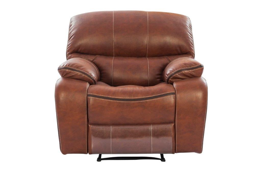 Tigris Leatherette Single Seater Recliner in Brown Colour