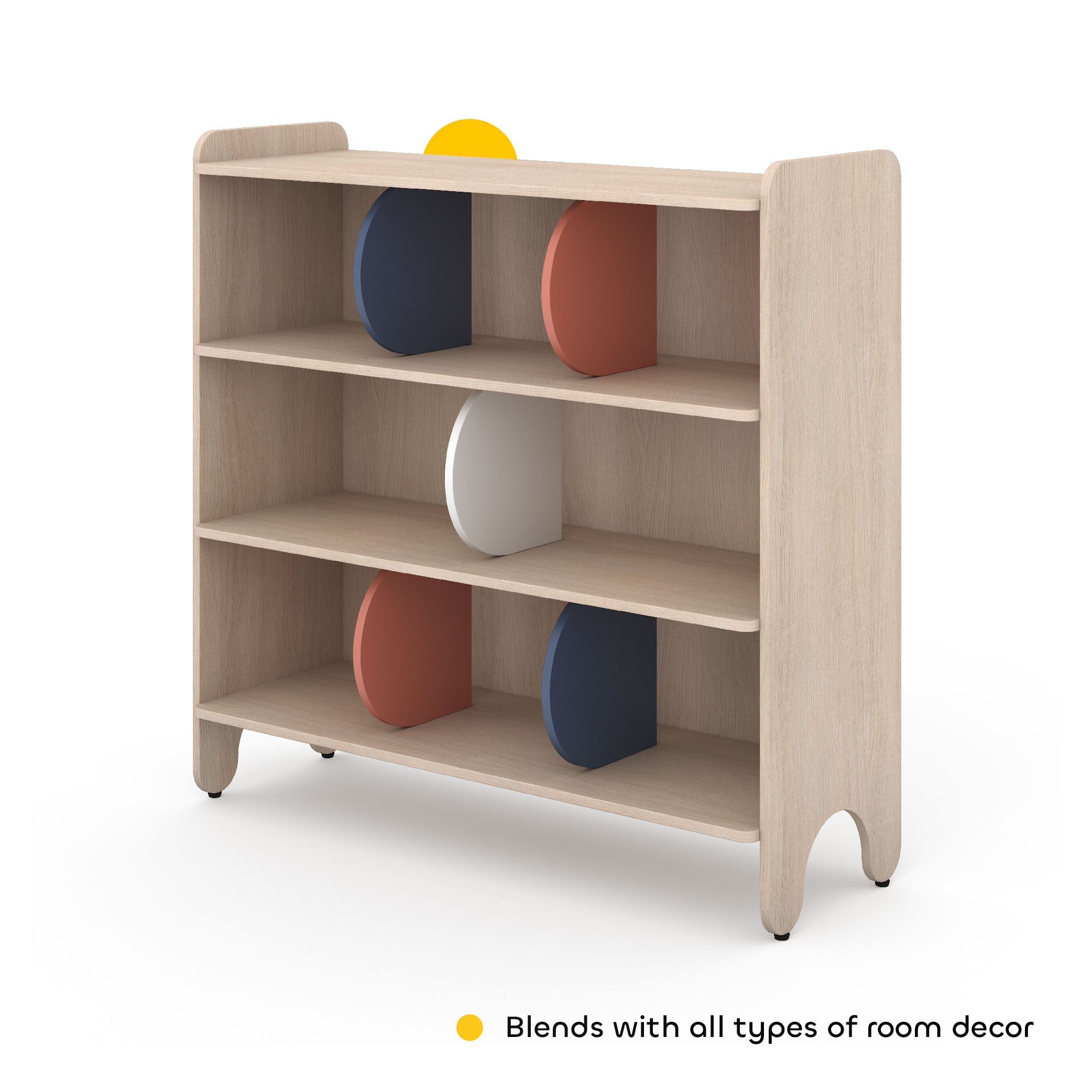 Jungle Gym Storage Shelf in Chestnut Finish Colour