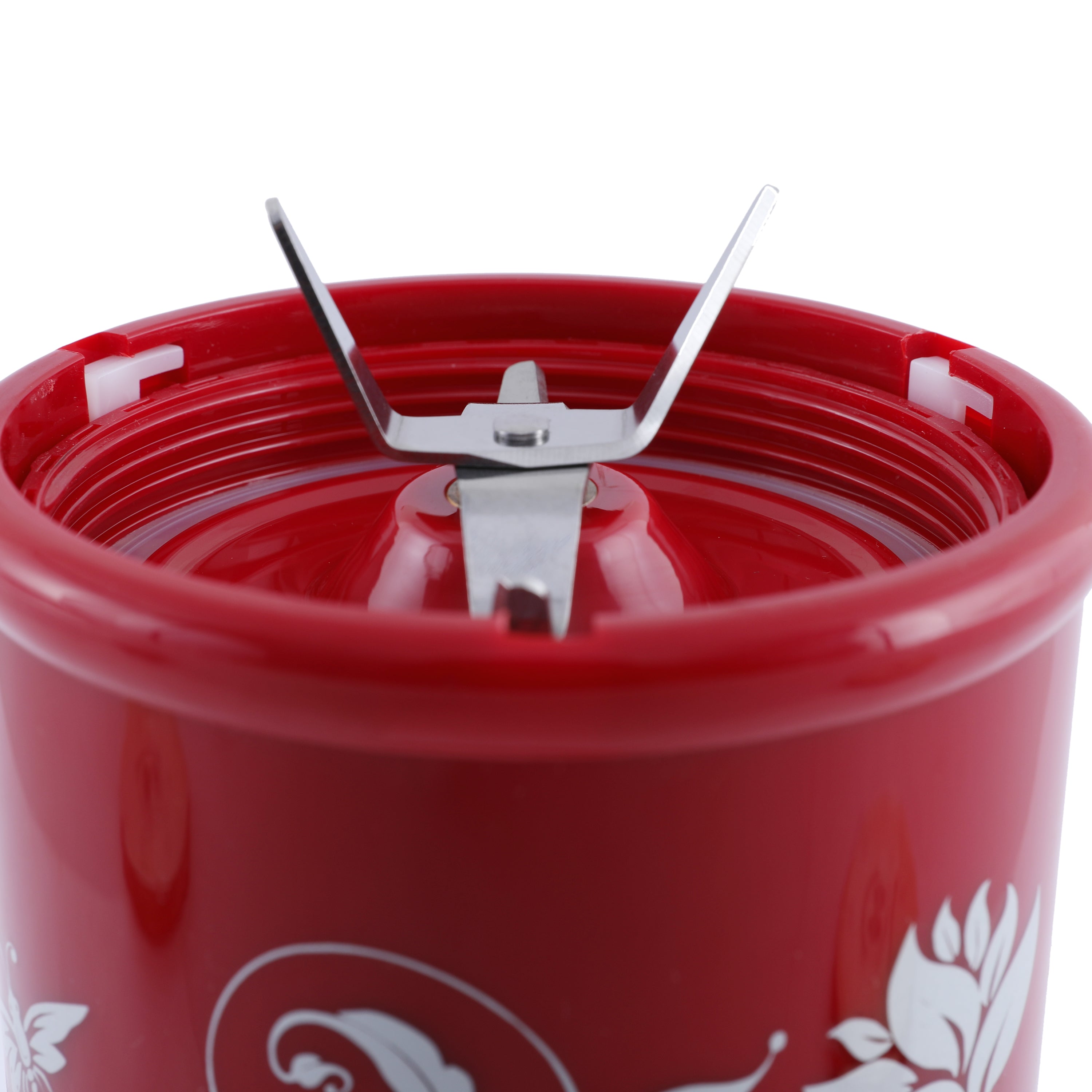Sanjeev Kapoor Nutri Blend 22000 RPM Mixer Grinder & Blender Stainless steel Blades 2 Unbreakable Jars 400 W in Red Colour