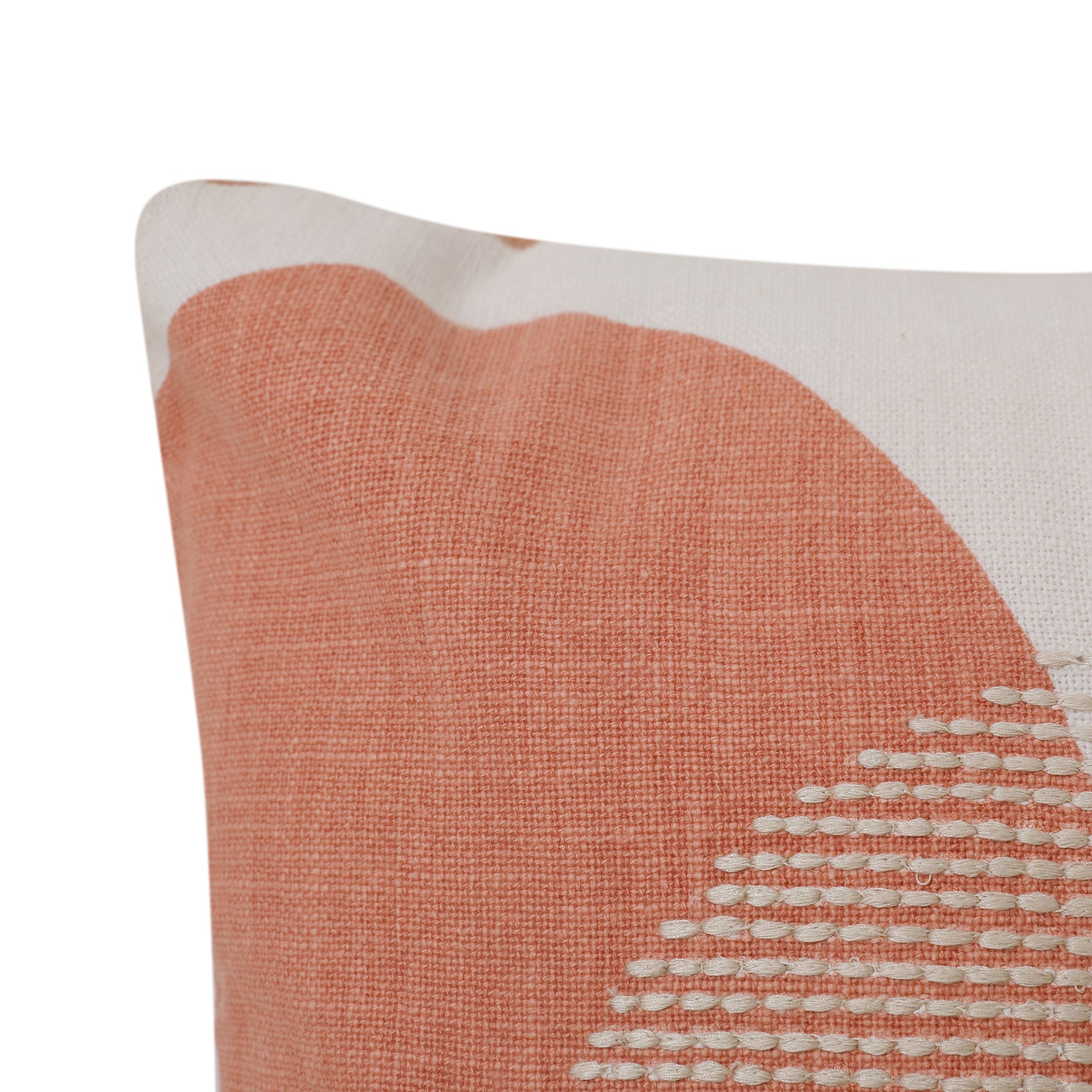 Modern Chic Cushion Cover Rust/Off White, 40X40cm