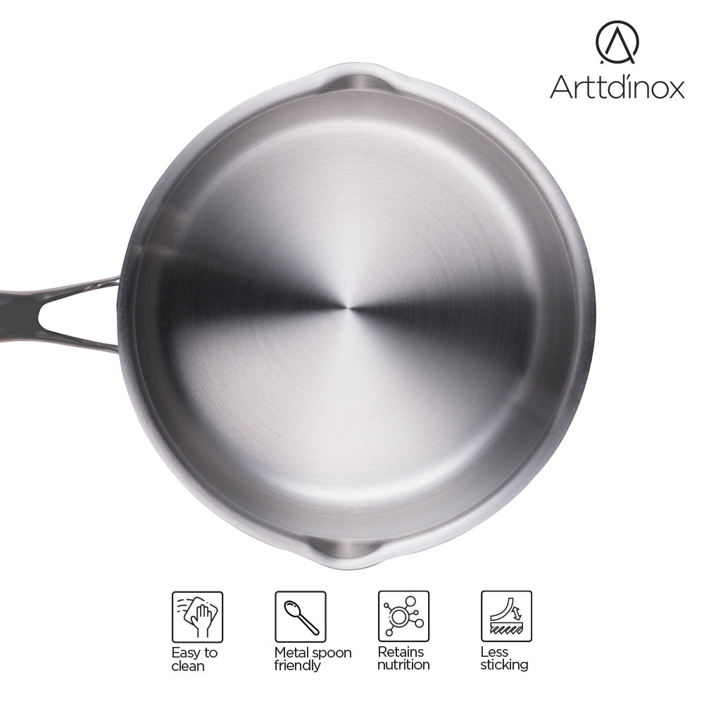 Stellar Triply Saucepan 16cm with Glass Lid