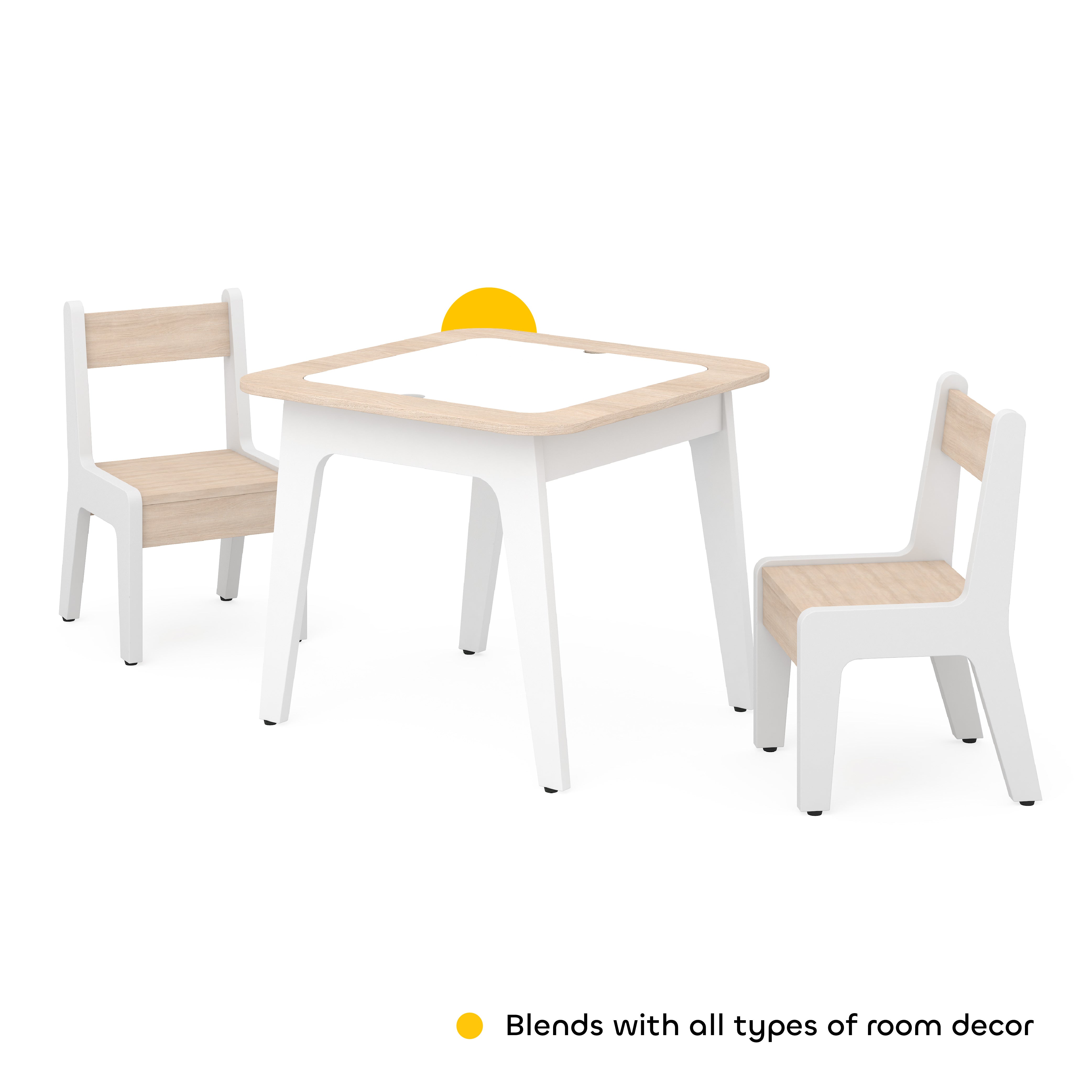 Roobik Activity Table & Chair in Chestnut Colour