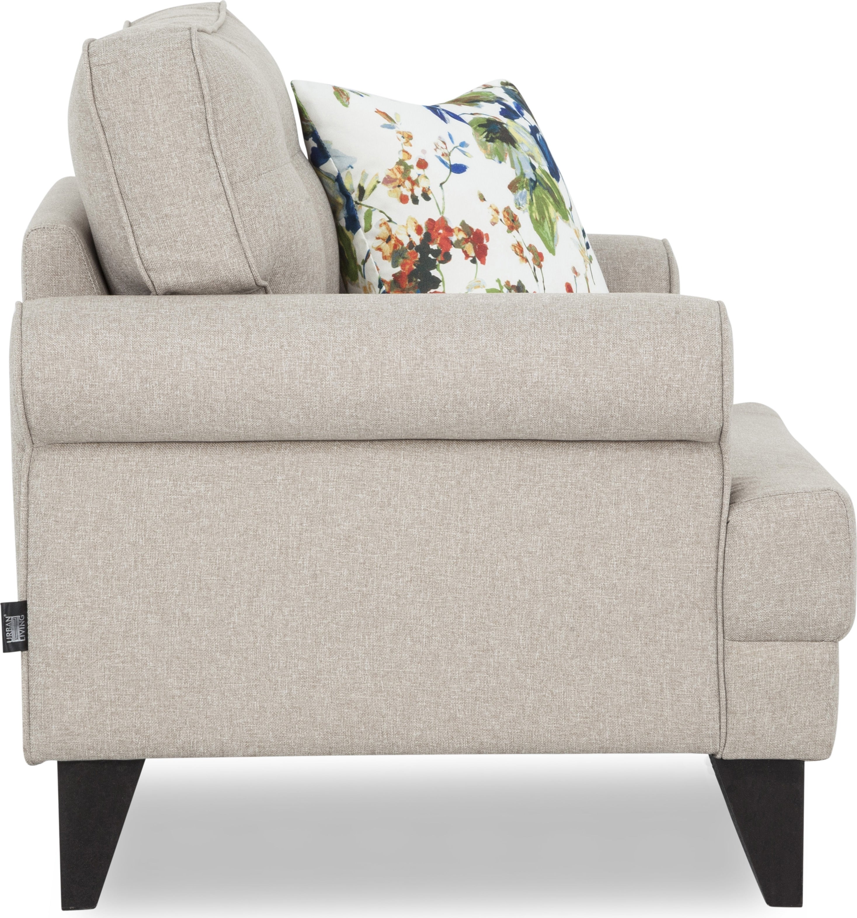 Paddington Fabric Single Seater Sofa in Beige Colour