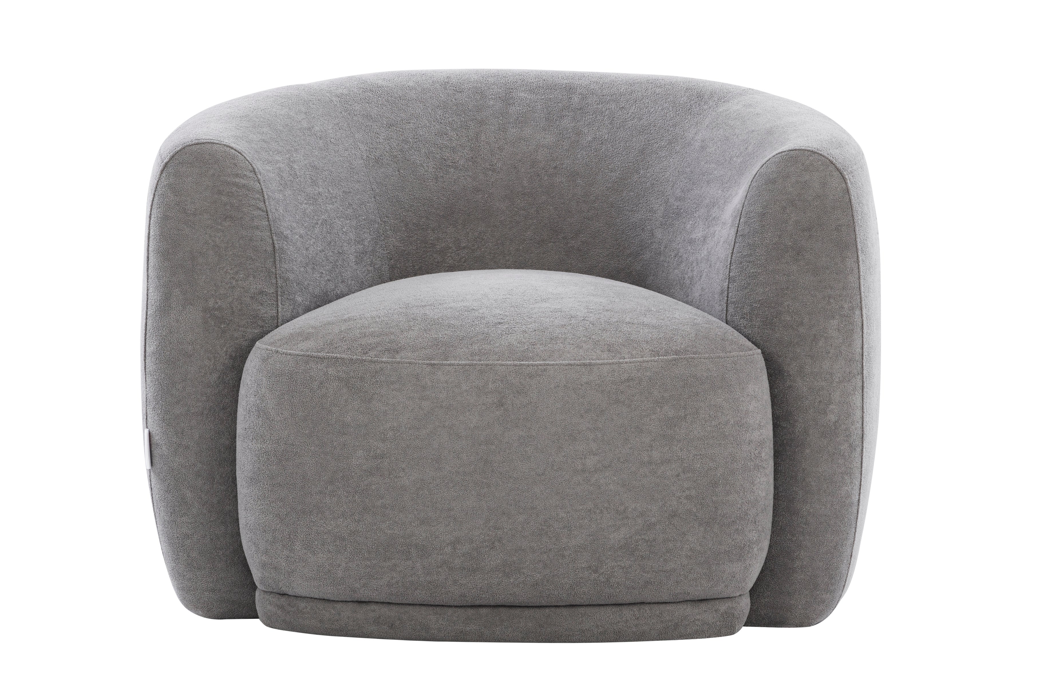 Miami 1 seater Chair in Grey Colour