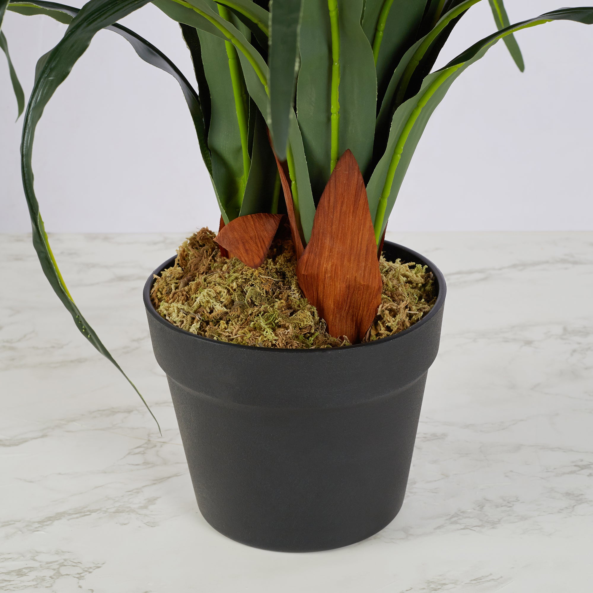 Ilana Artificial Orchid Potted Plant 90Cm in White Colour
