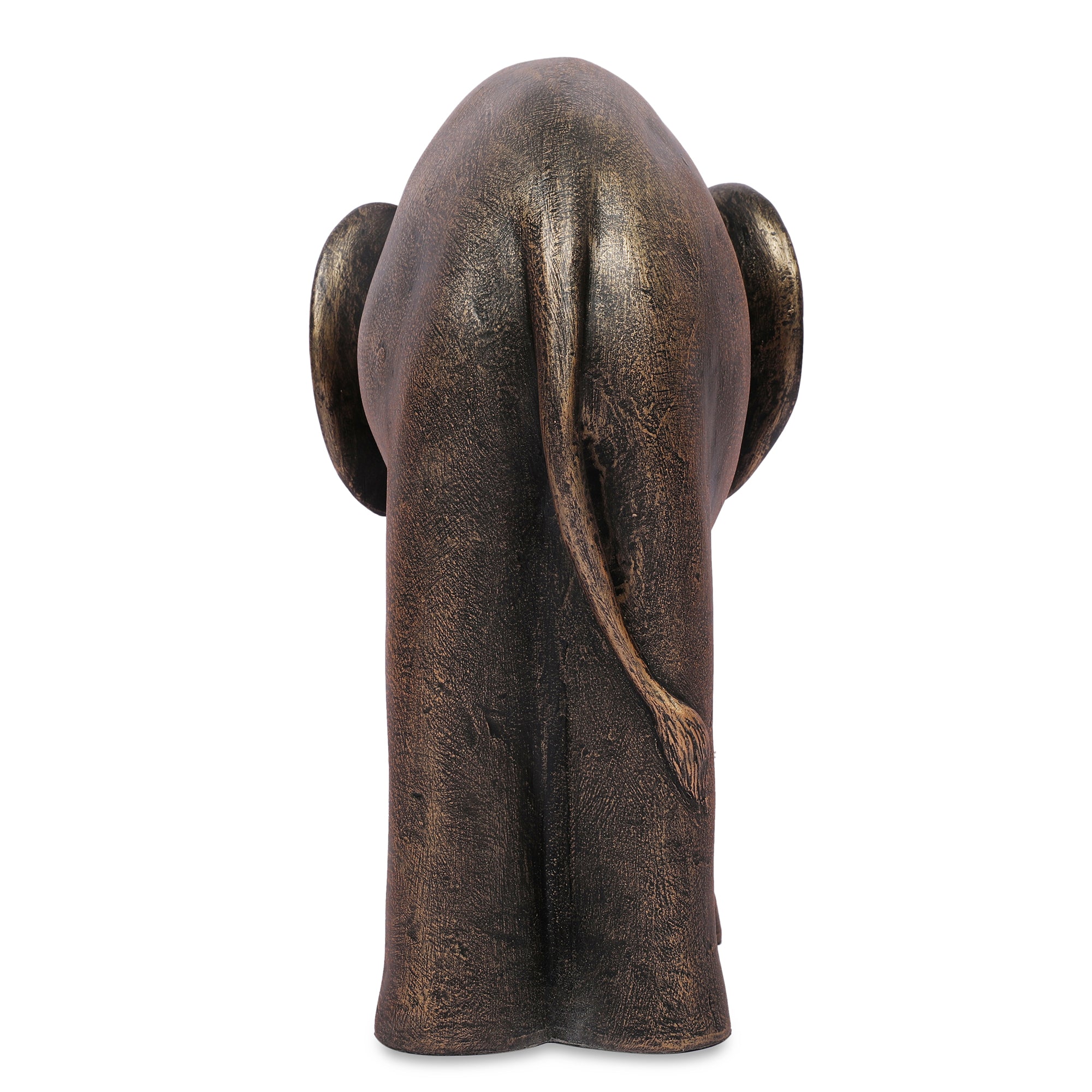 Stella Antique Finish Polyresin Elephant Table D&eacute;cor