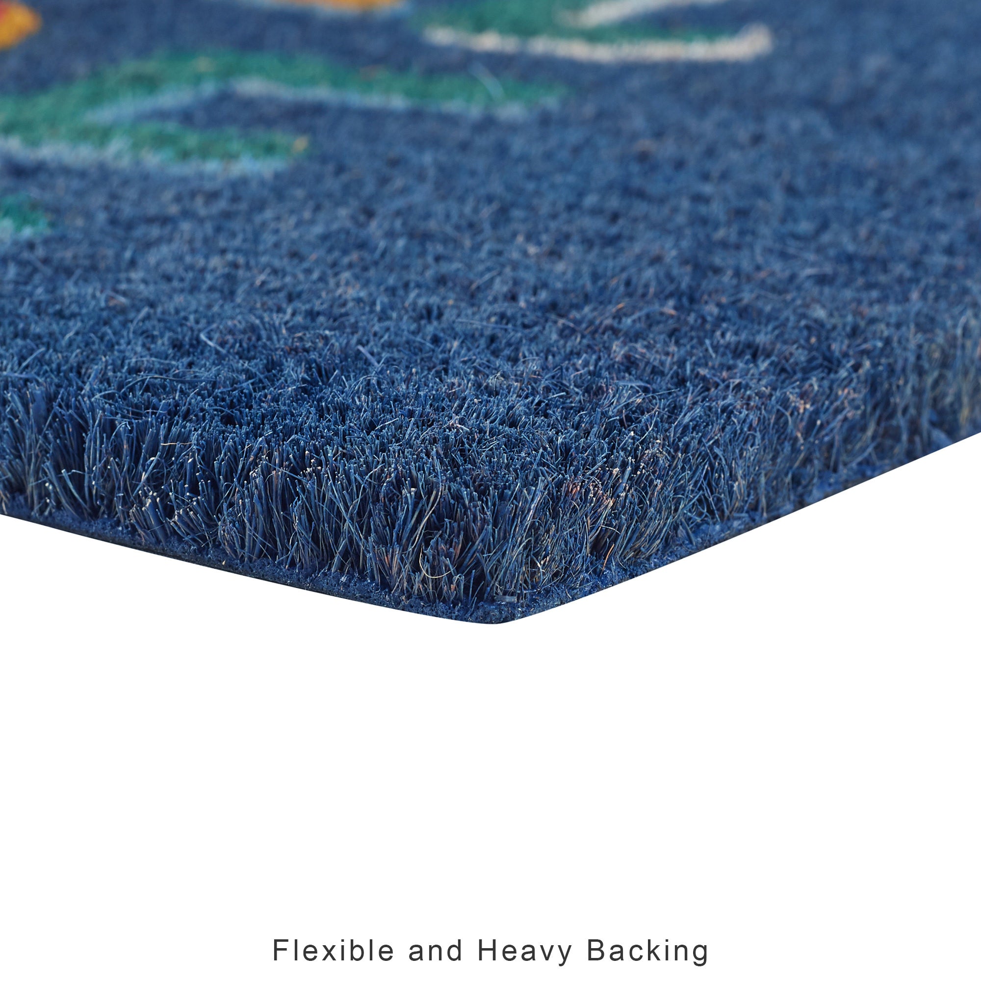 Natura  Chill Here Printed Coir Doormat 40x60 CM in Blue Colour
