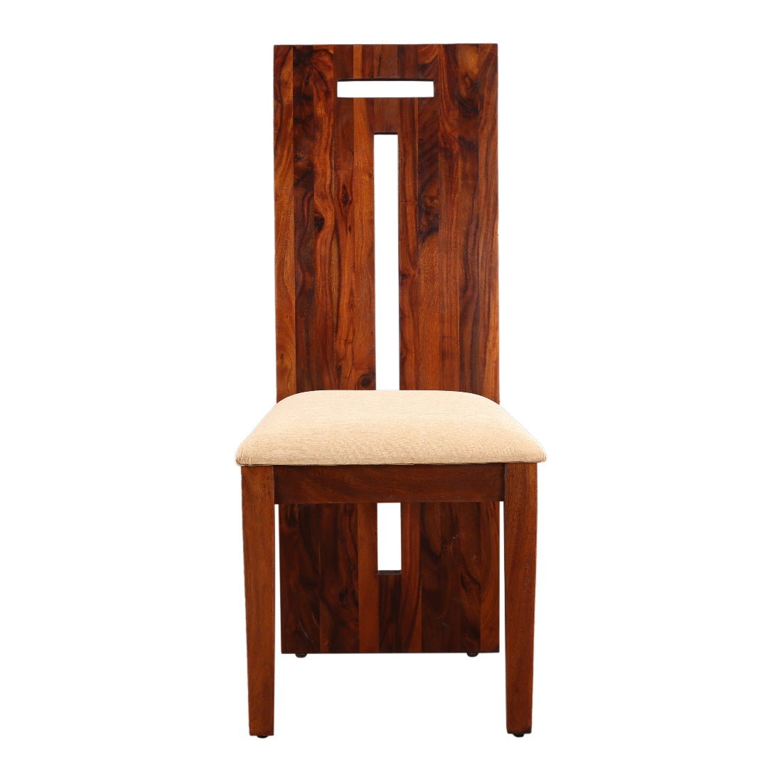 Austin Sheesham Wood(Rosewood) Dining Chair Set of 2 in Honey Colour