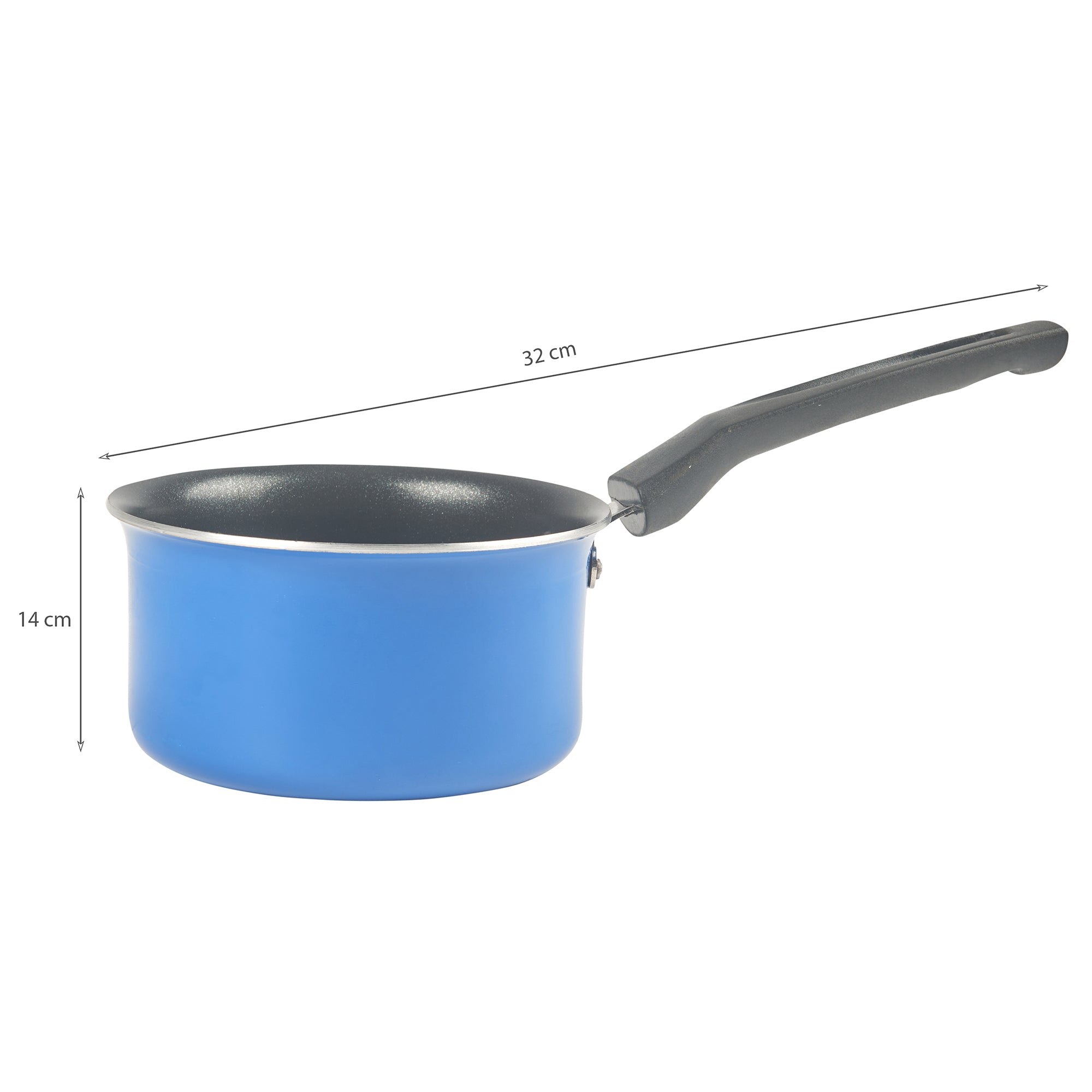 Fiesta Stainless Steel Saucepan & Tope Combo Set of 2 in Silver Colour