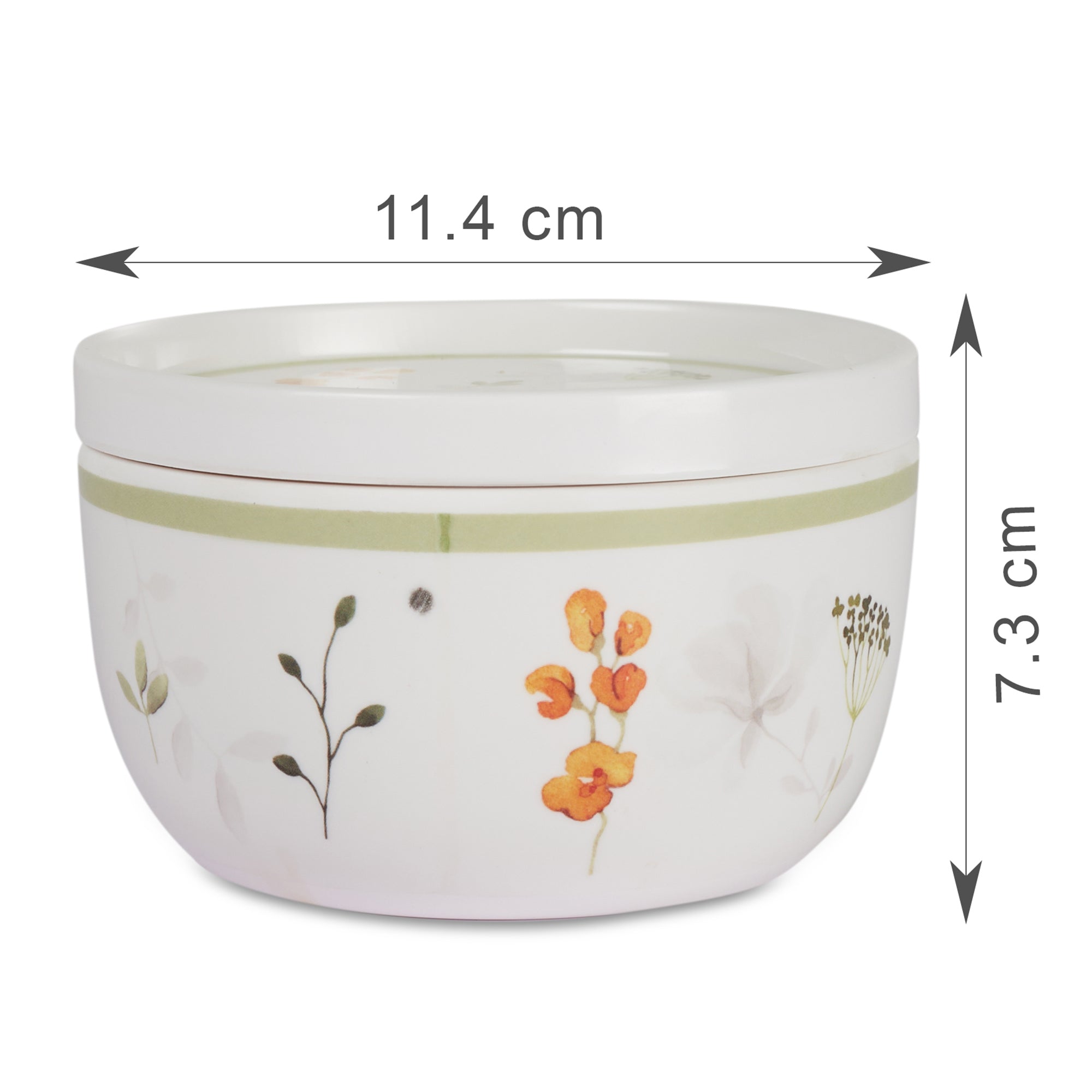 Springfield Melamine AirTight Jar Set Of 2 in Multi Colour