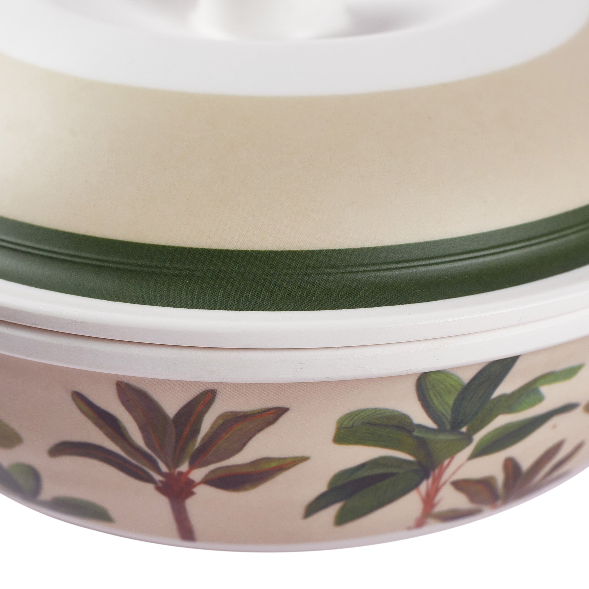 Oasis Melamine Serving Bowl with Lid in Multi Colour