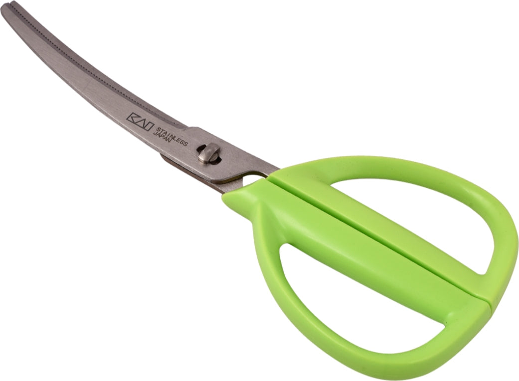 Curve Stainless steel Kitchen Scissor in Green Colour