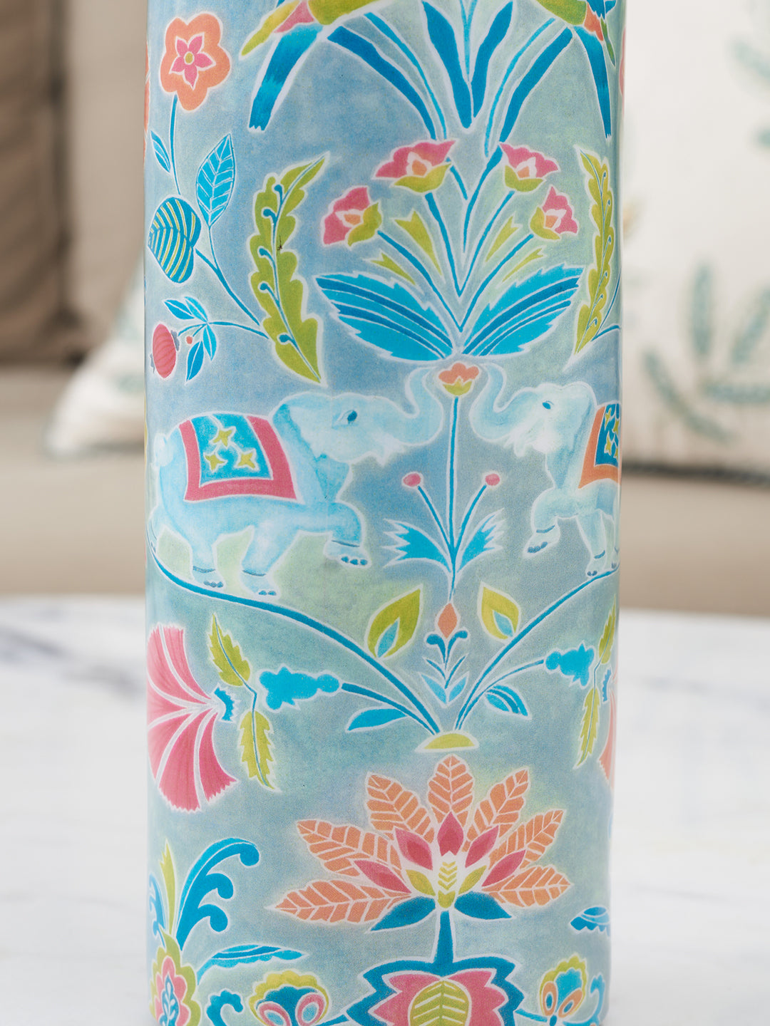 Anar Printed 1 Litre&Igrave;&acirc;&aring;&Ecirc;Copper Bottle and 2 Tumblers 300 ML