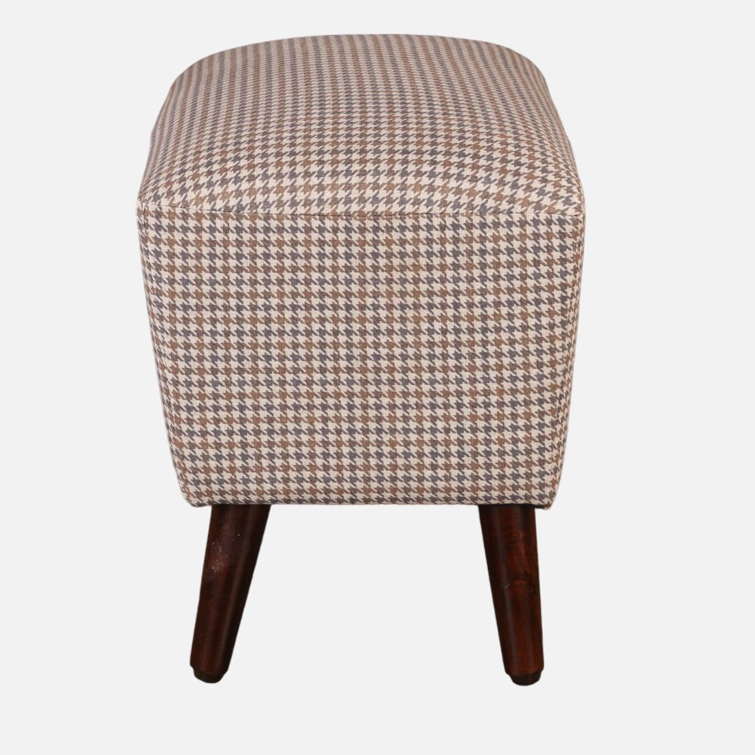 Azalea Fabric Ottomans in Beige Colour