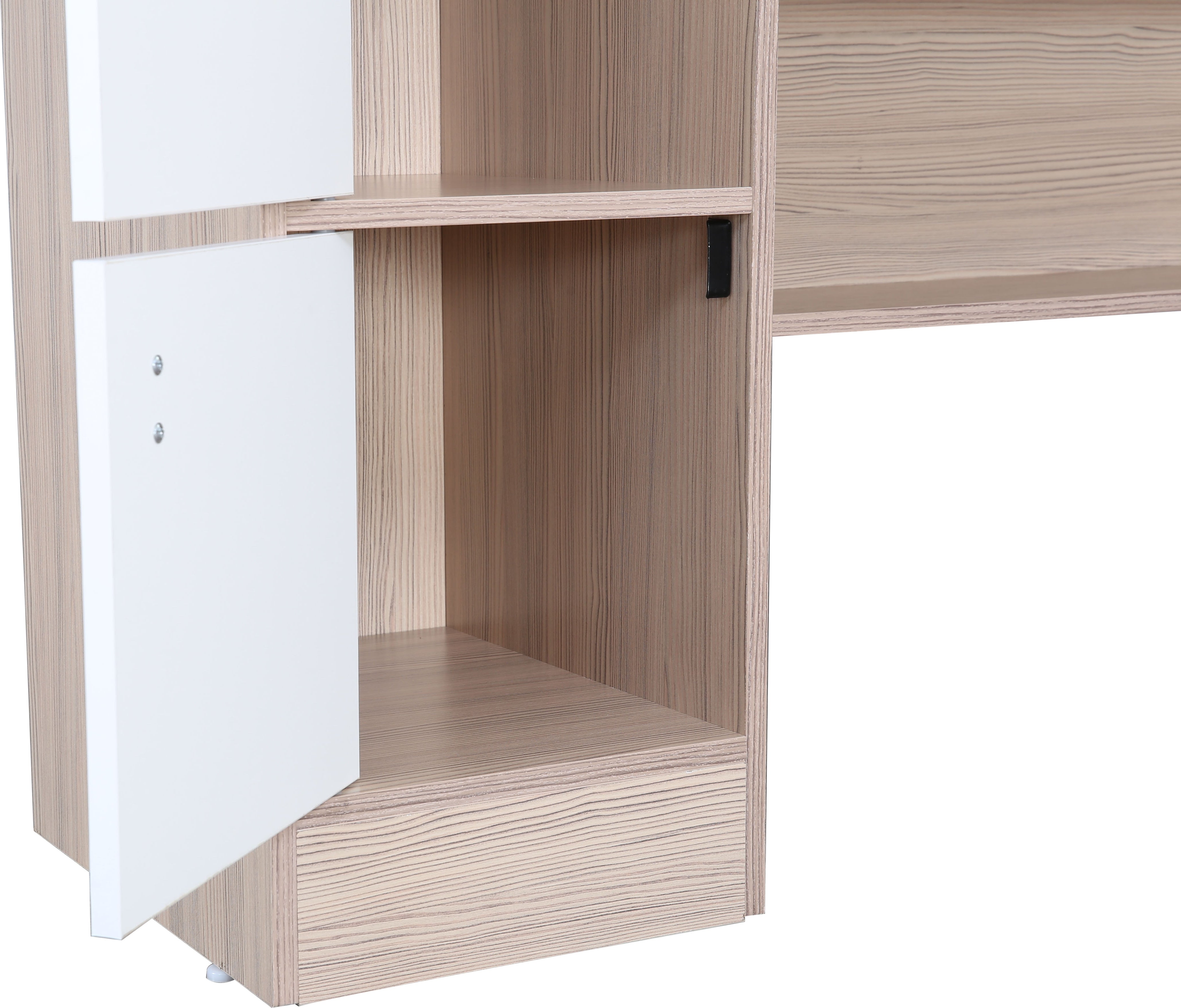 Ace Engineered Wood Study Table in White Colour