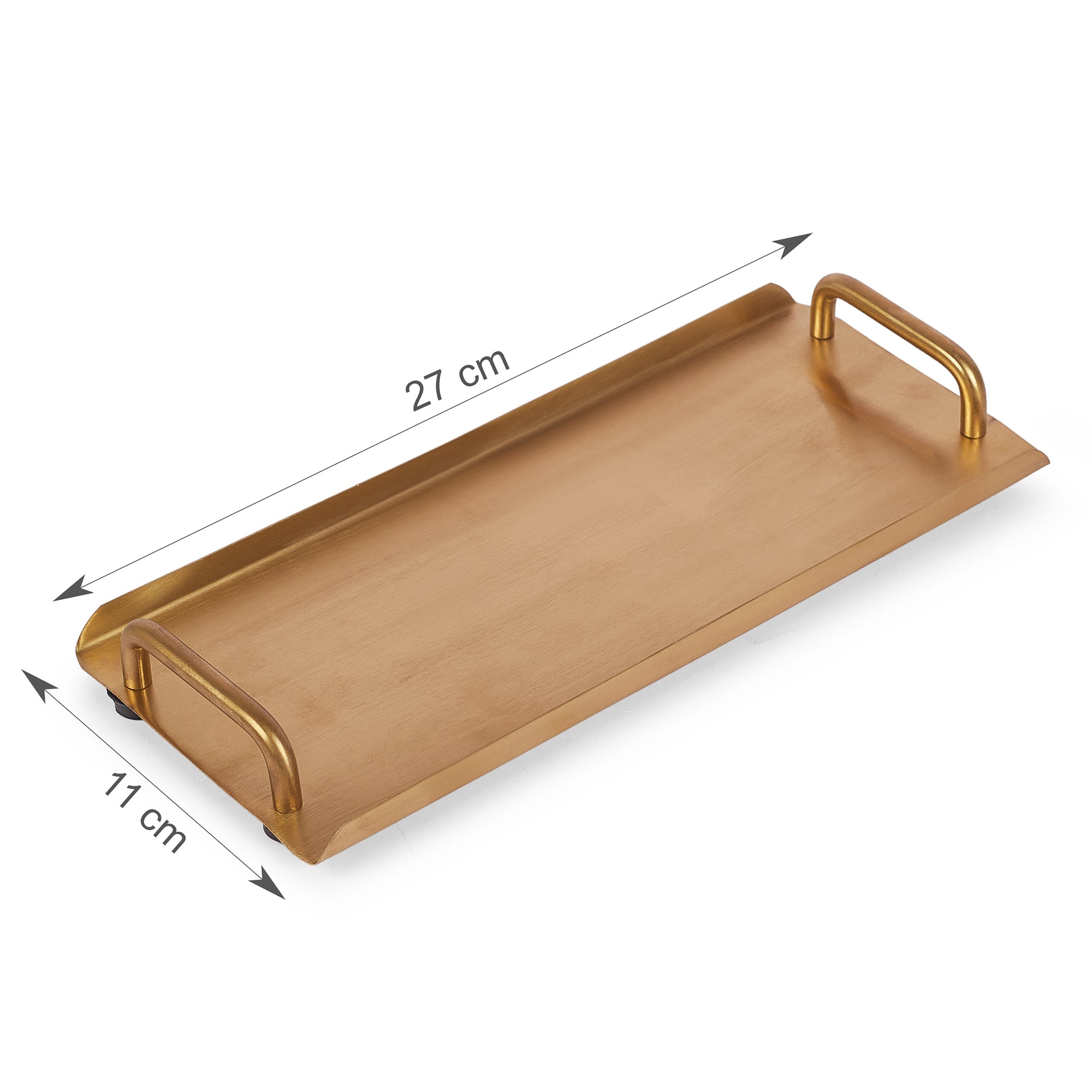 Sapphire Stainless Steel Serving Set Large in Gold & Silver Colour by Living Essence