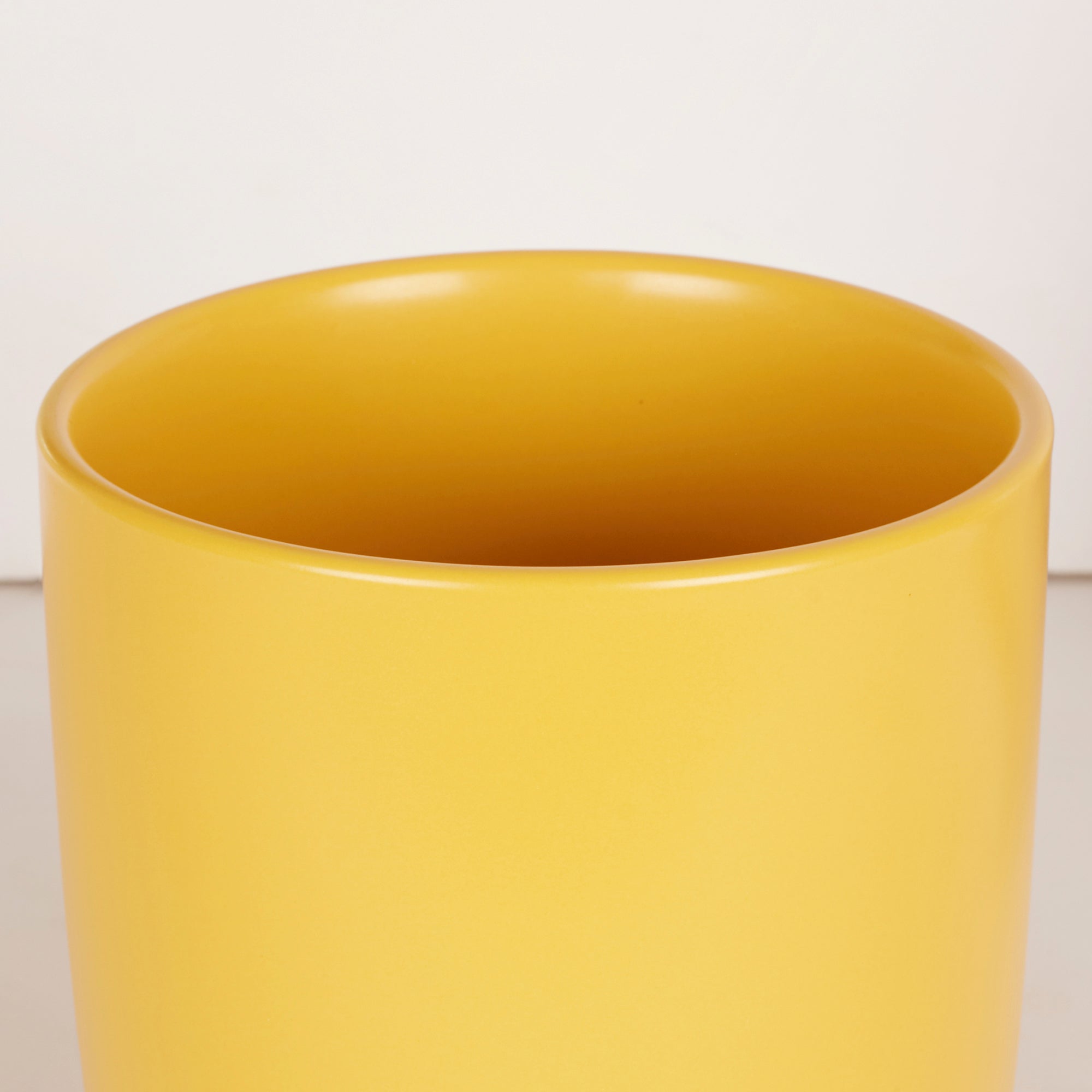 Alura Milan Ceramic Planter 13Cm in Mustard Colour