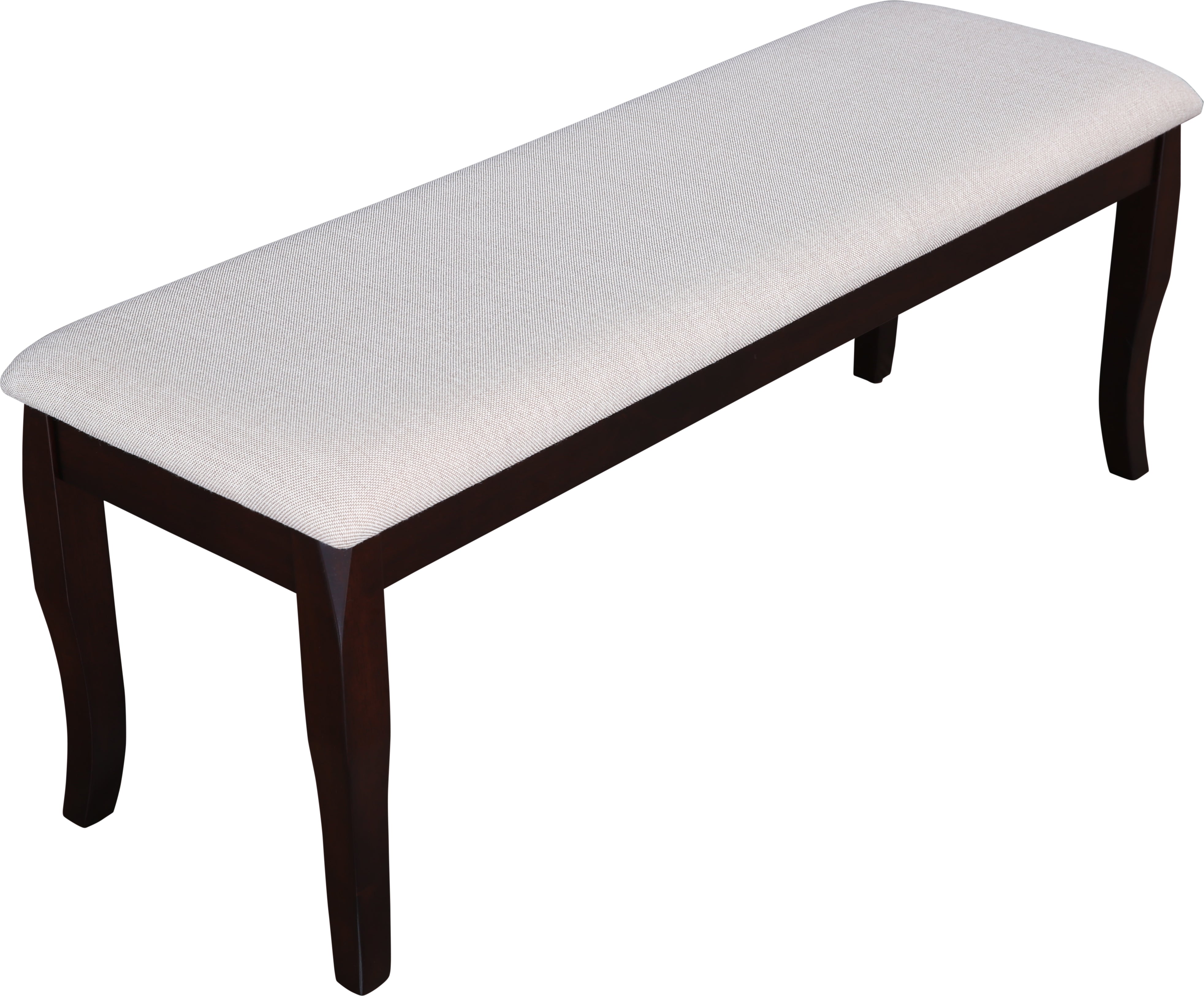 Cardiff Solidwood 6 Seater Dining Set with Bench in Expresso Colour