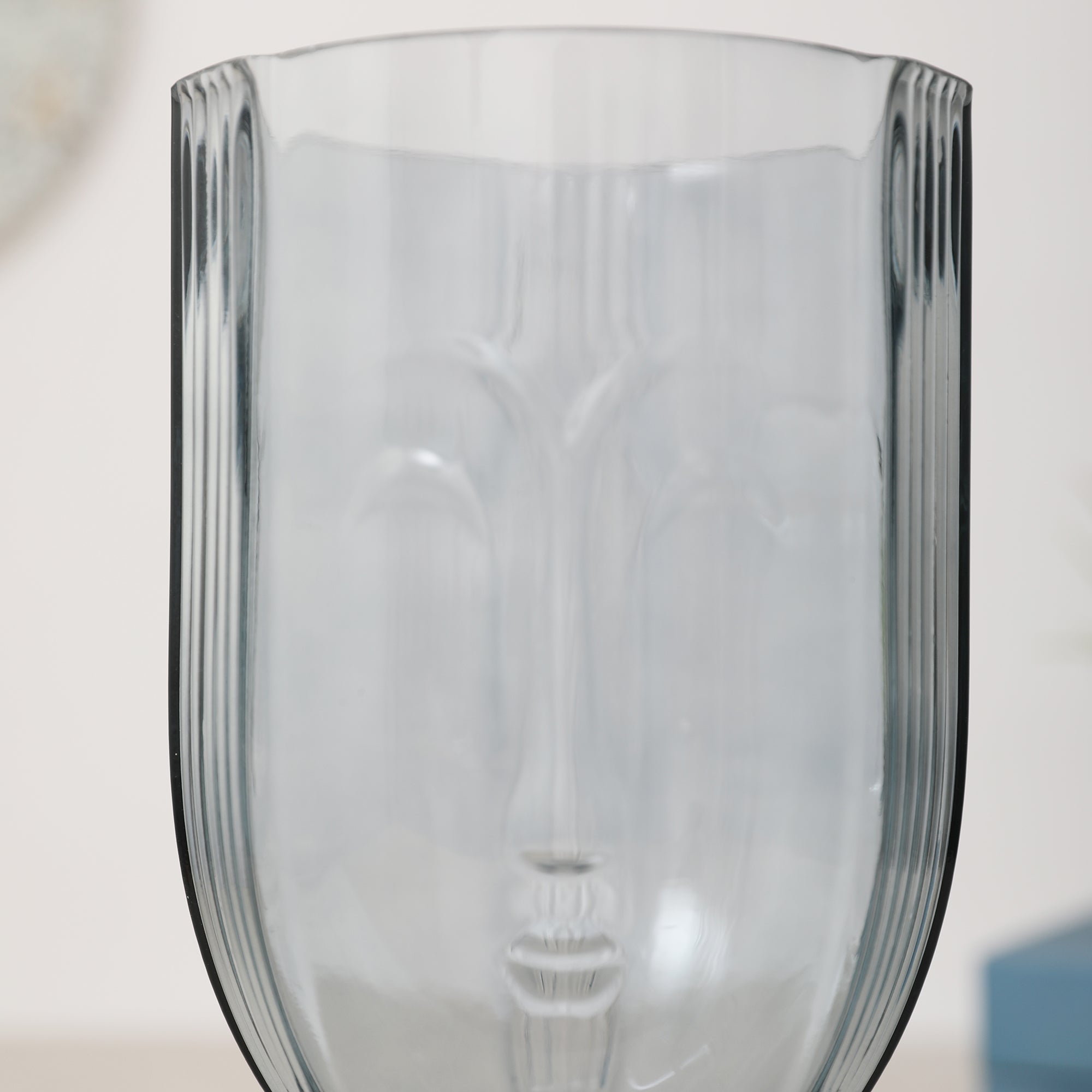 Julian Glass Vase 30Cm in Smoky Colour