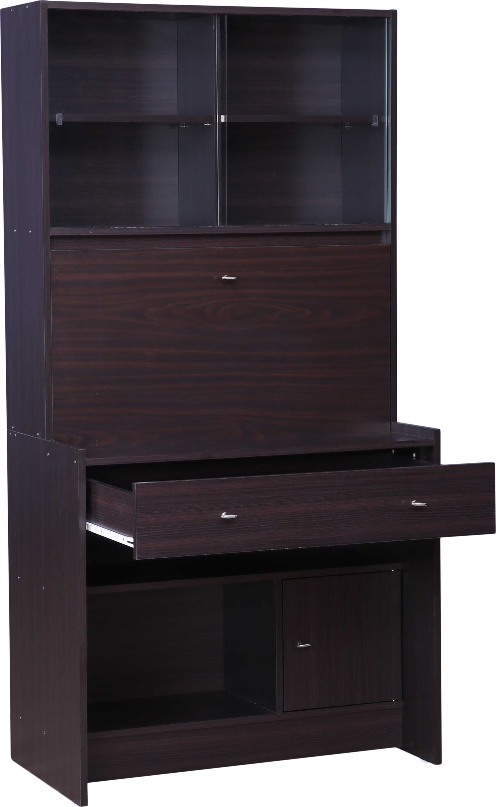 Rhombus Study Table Study Table in Wenge Colour