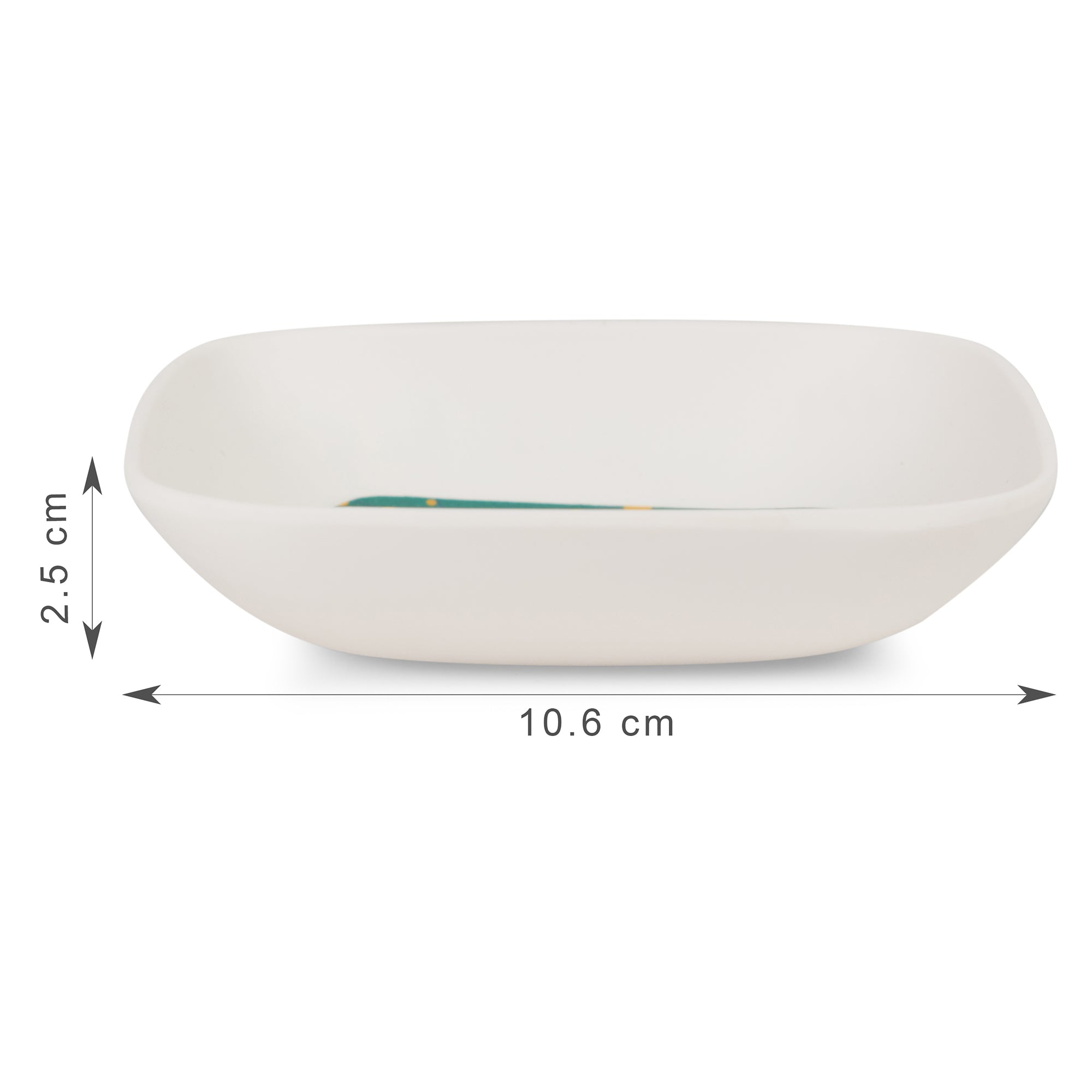 Good Life Melamine Snack Plate Set of 6 in Multi Colour