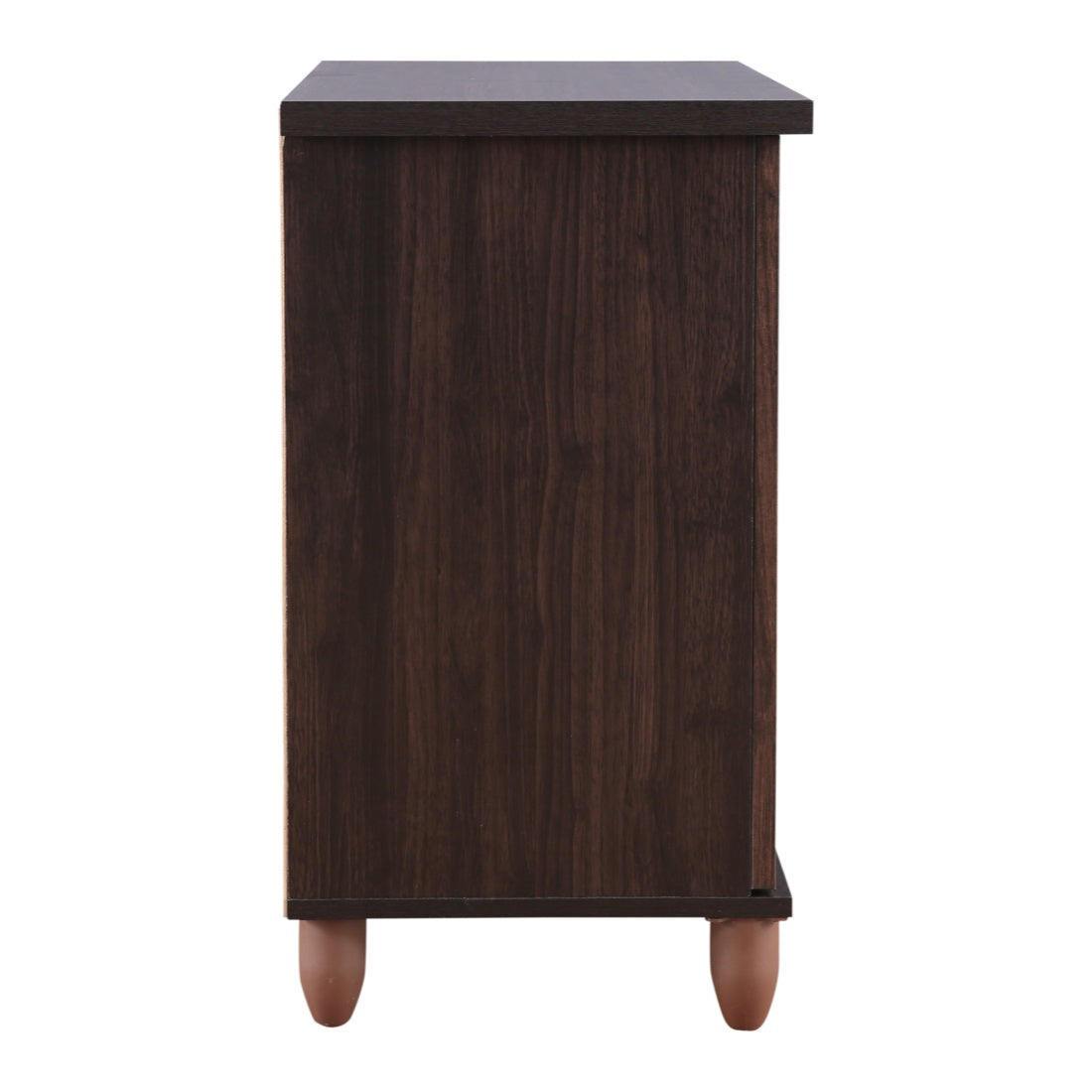 Riveria Engineered Wood Shoe Rack in Wenge Colour