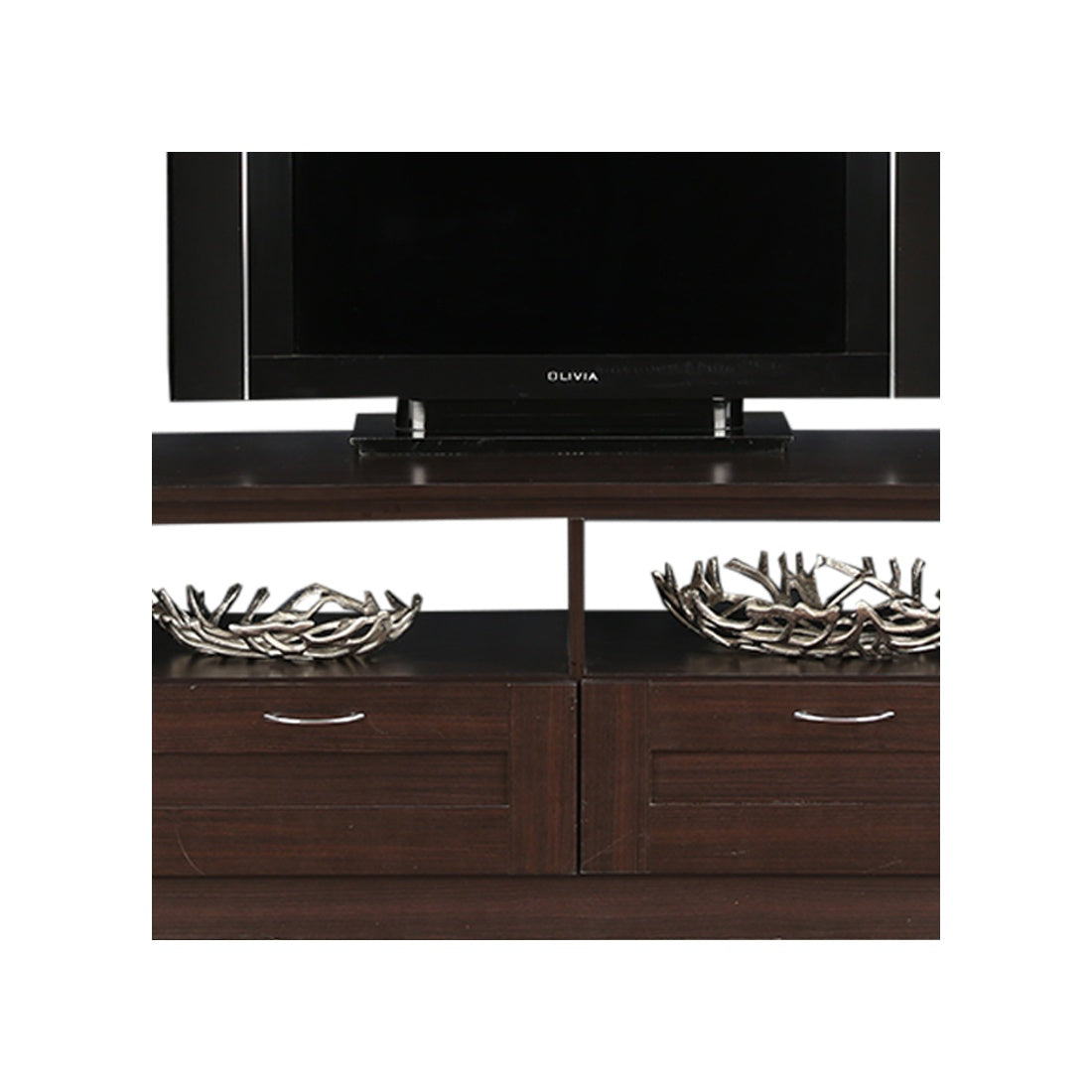 Missouri Engineered Wood Wall Unit in Dark Walnut Colour