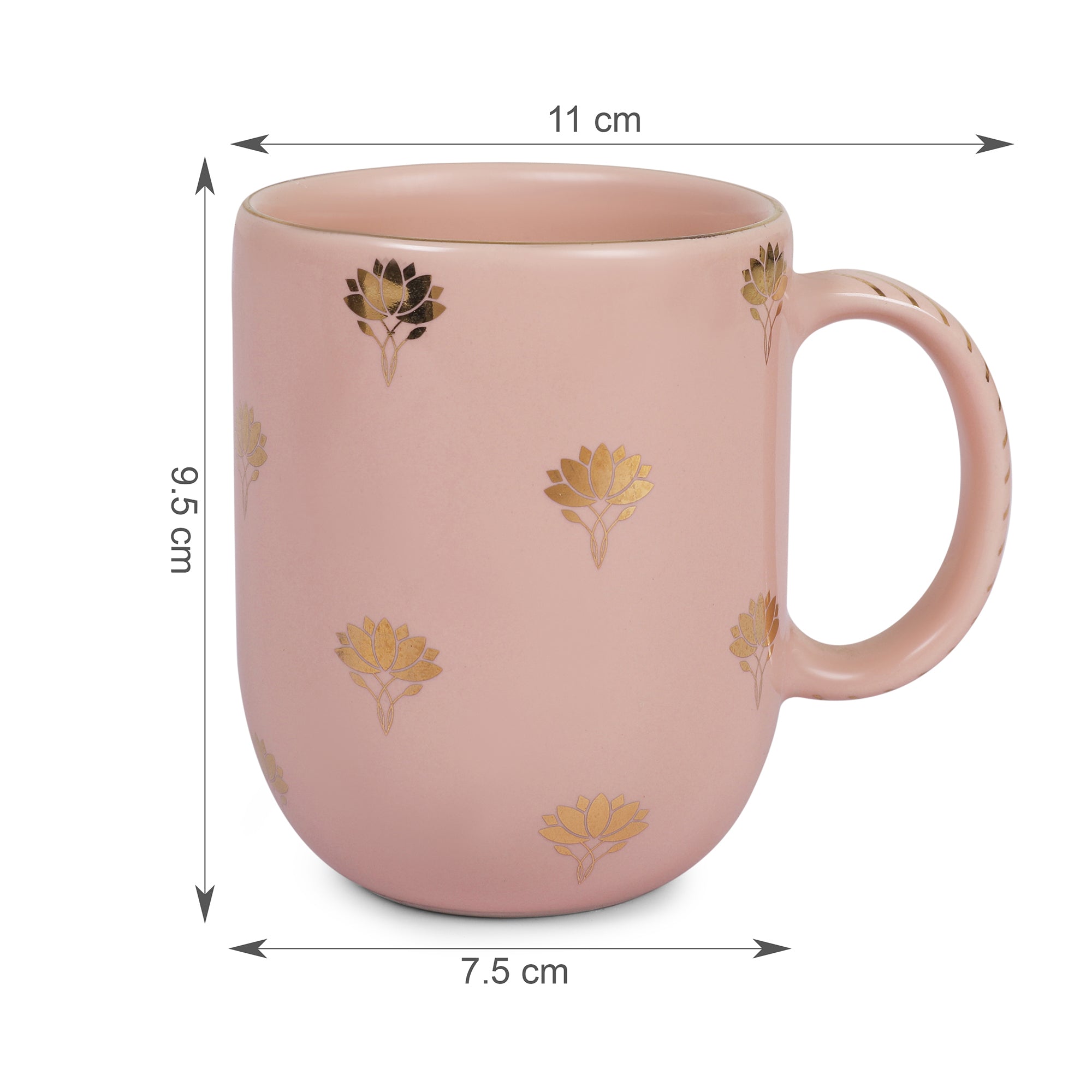 Living Essence Vanya Coffee Mug Set of 2Pcs