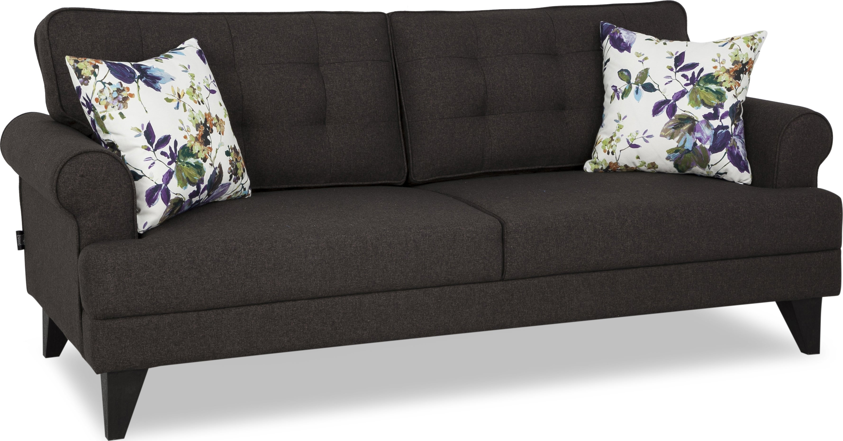 Understated Charm + (Paddington 3 + 2 Seater Sofa Set Dark Brown + Antwerp Flute Center Table & Side Table + Aravali 6 Seater Dining Set with Bench)