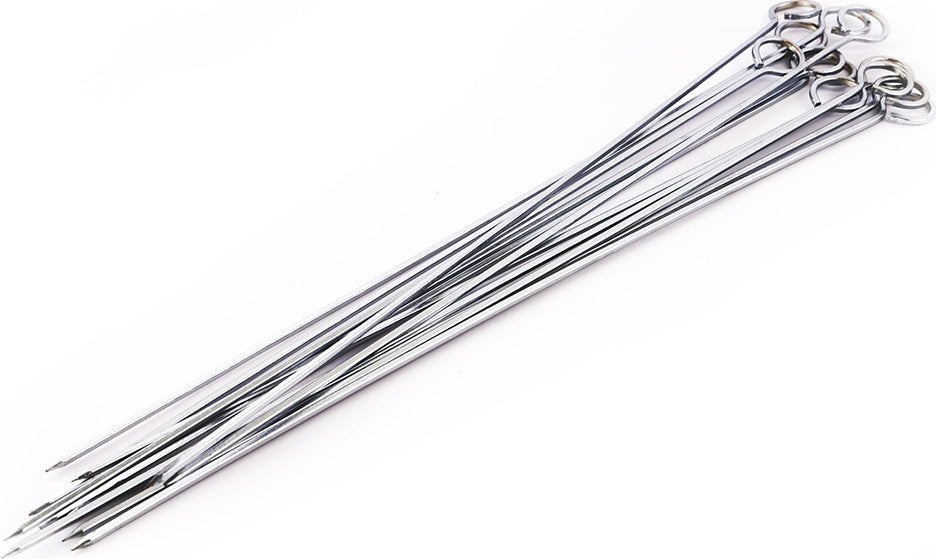 Barbeque Steel Skewers Sticks Small in Silver Colour