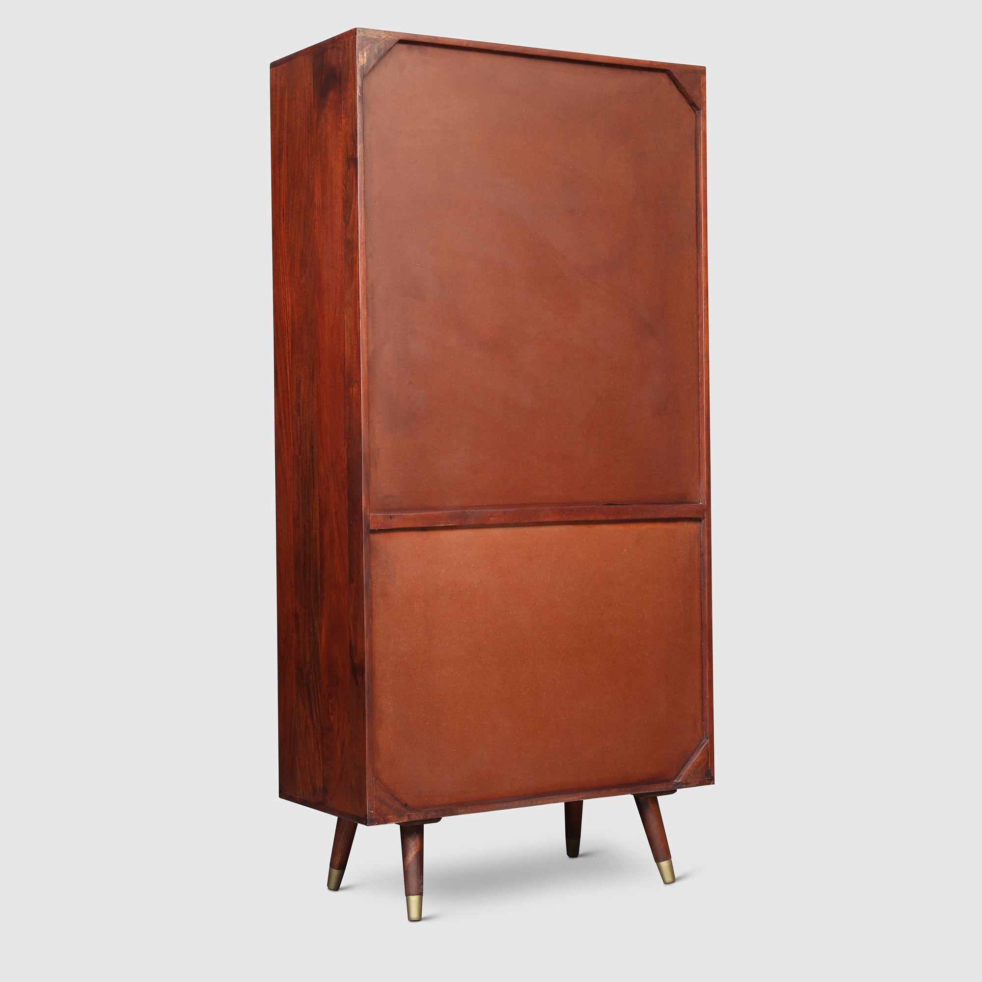 Phoolkari Solidwood Book Shelves in Honey Walnut Colour