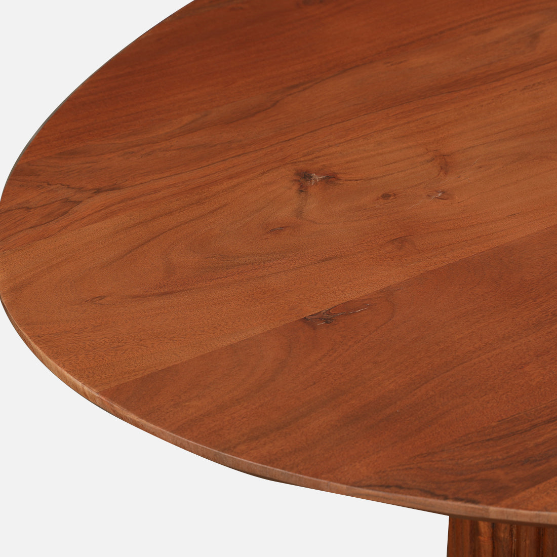 Caravelle Solidwood Six Seater Dining Table in Brown Colour