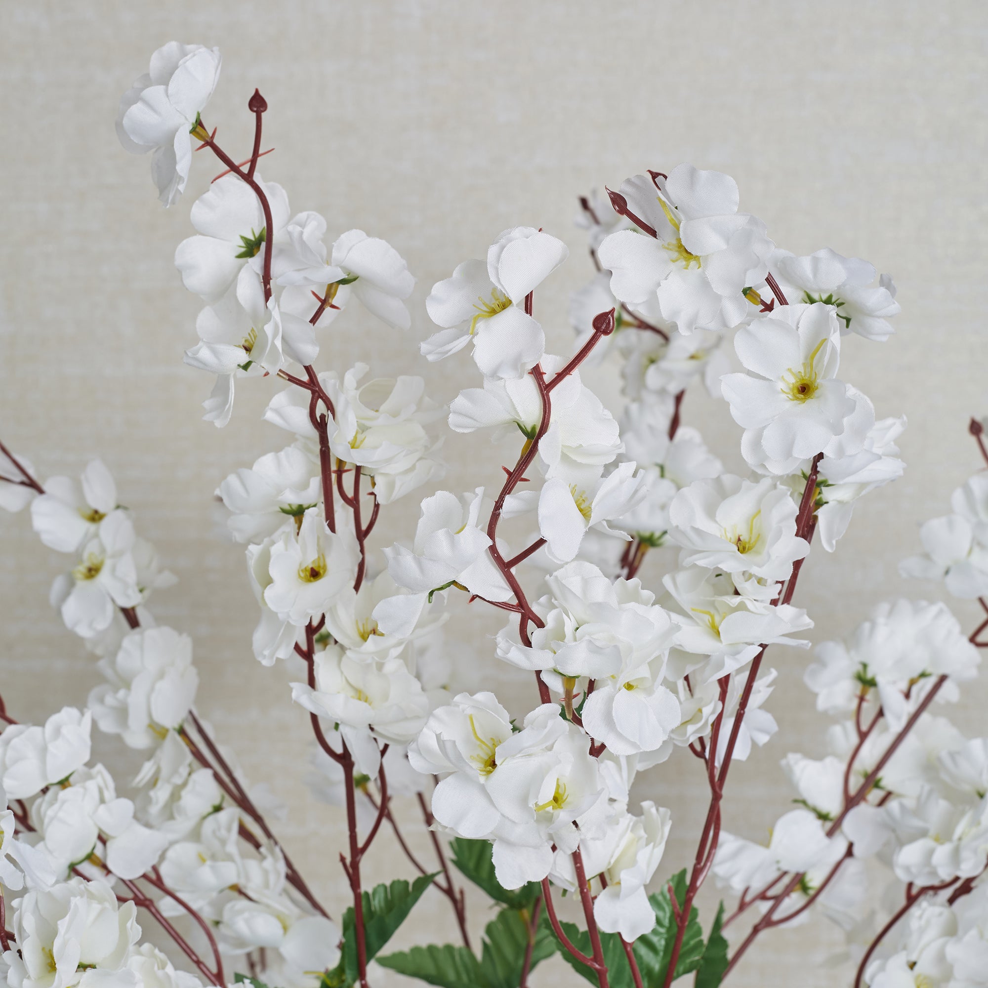 Ilana Artificial Cherry Blossom Potted Tree 120Cm in White Colour