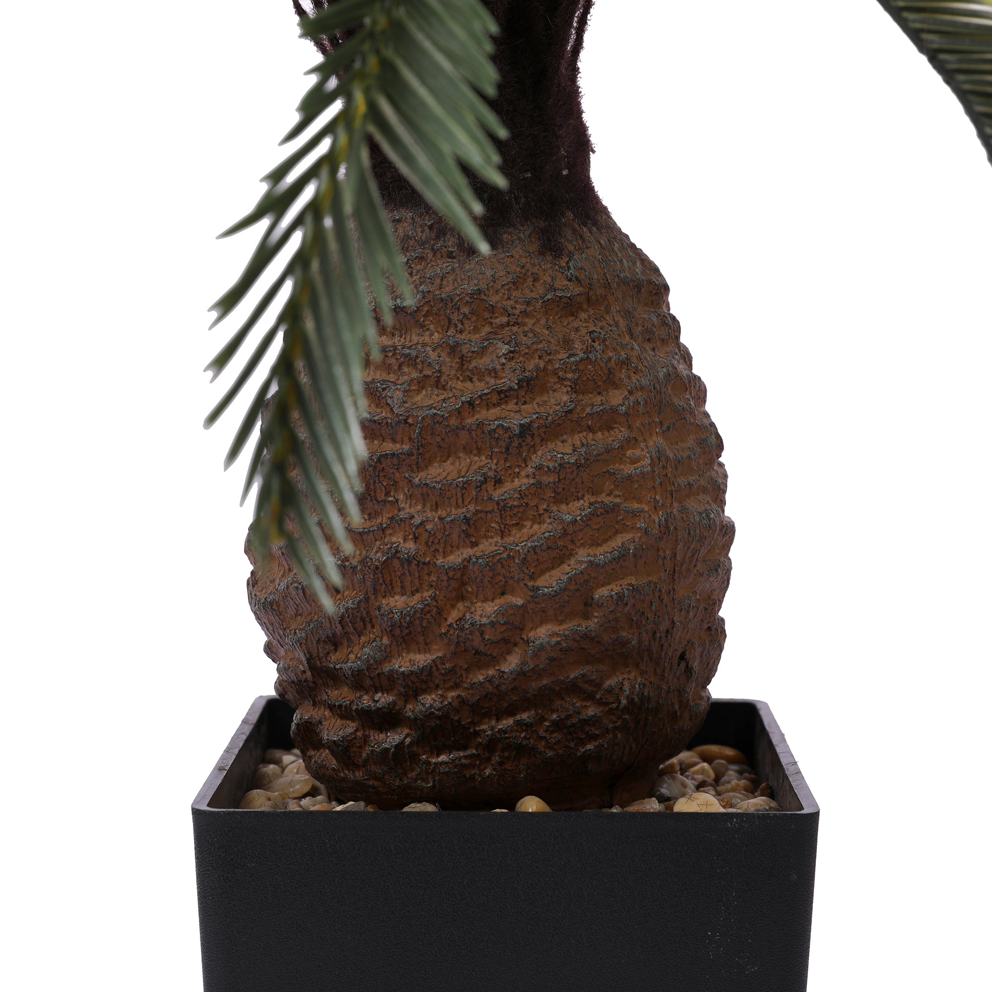 Blume Artificial Potted Plant Cycas Palm 85cm in Green Colour By Living Essence